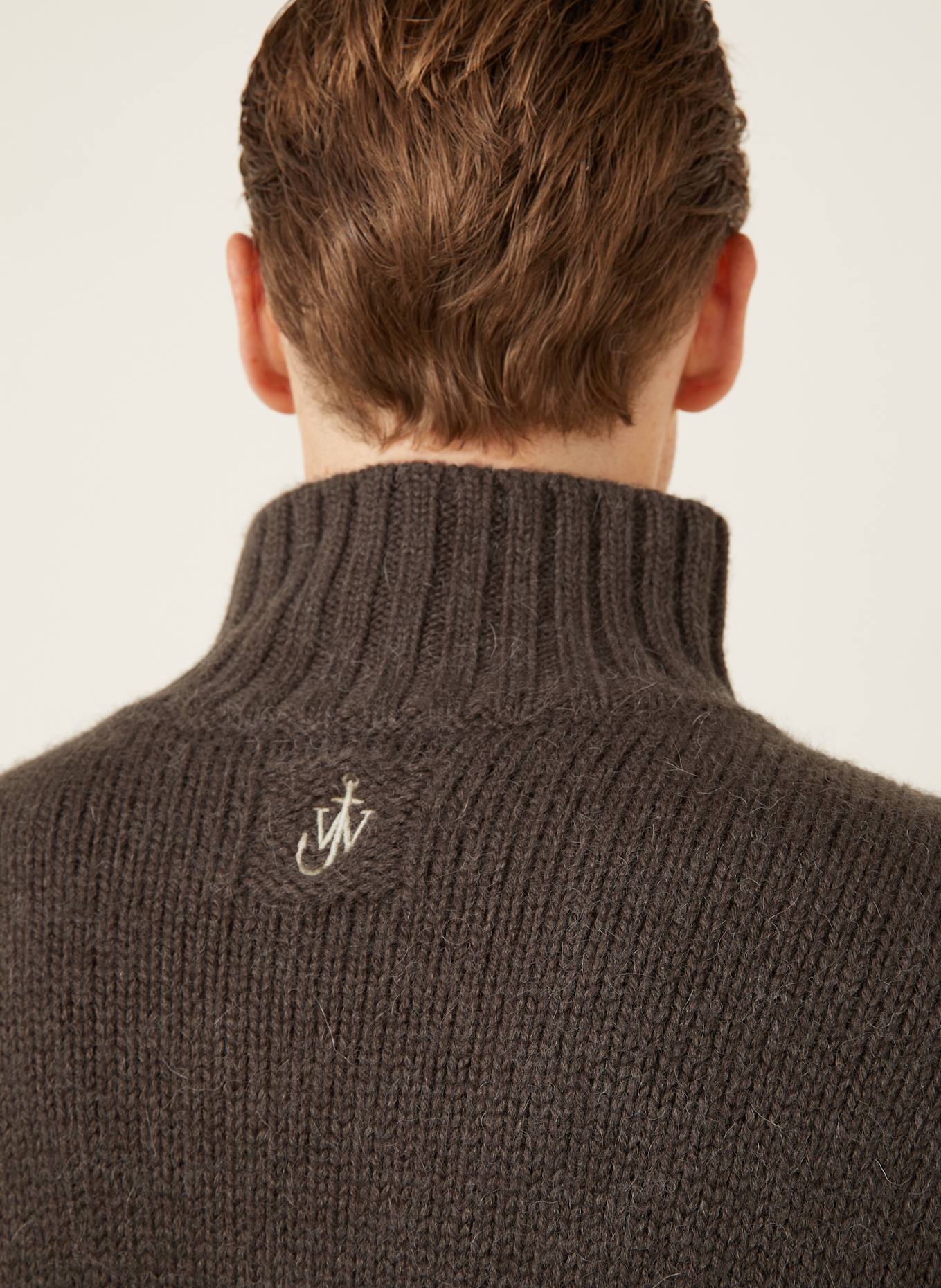 JW ANDERSON Golf: CIEMNOBRĄZOWY / MIĘTOWY