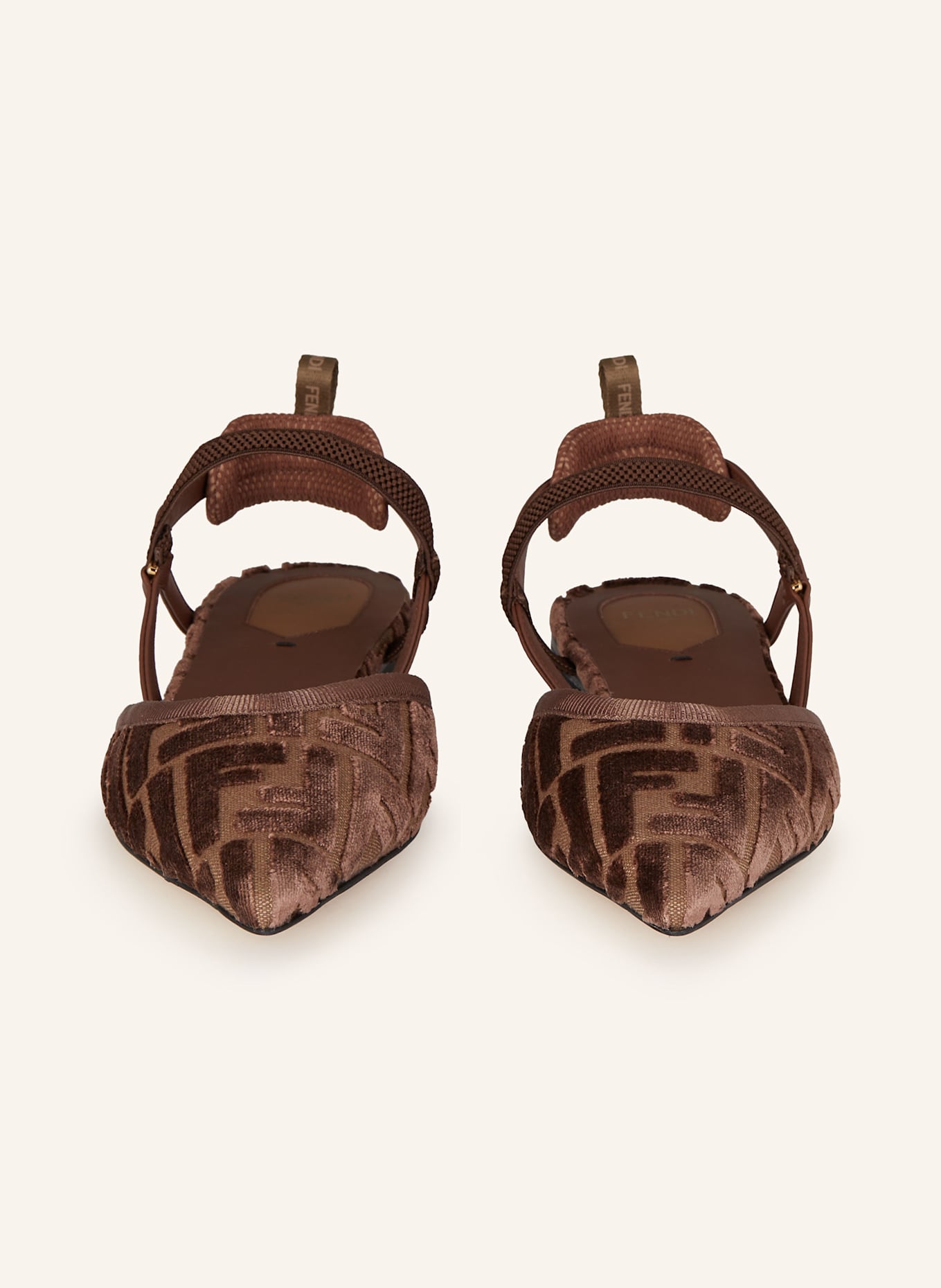 FENDI Slingballerinas COLIBRÌ LITE: BRAUN