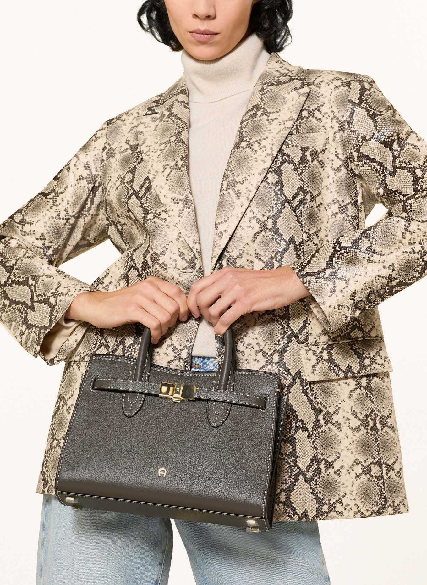 AIGNER Handtasche FARAH MEDIUM: TAUPE