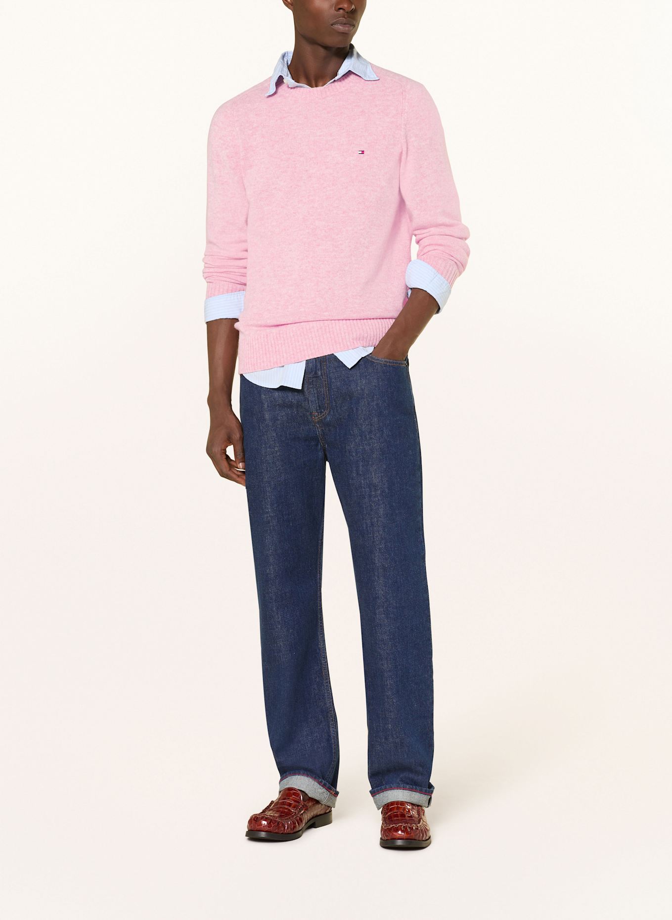 TOMMY HILFIGER Pullover: HELLROSA