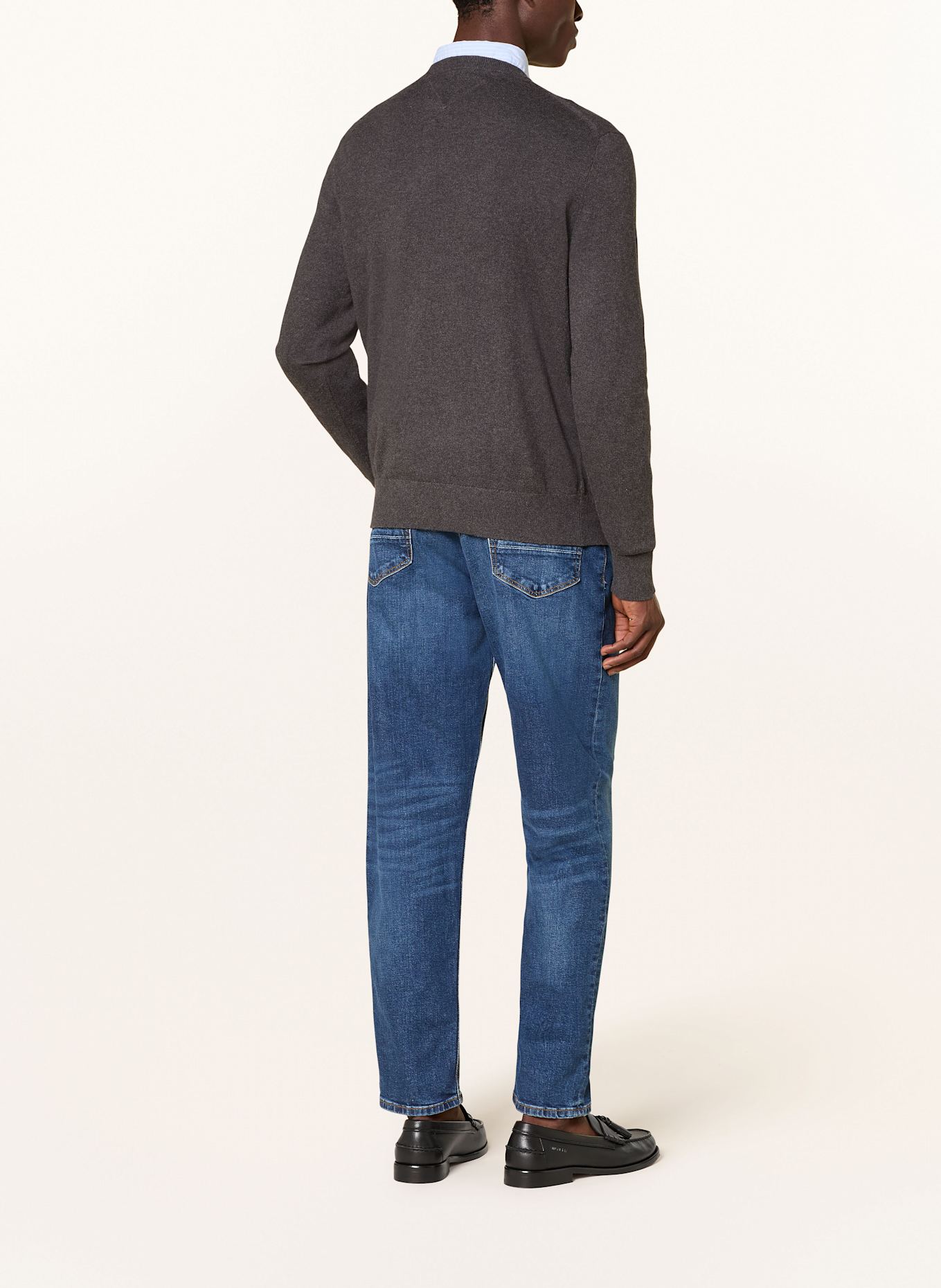 TOMMY HILFIGER Pullover: DUNKELGRAU