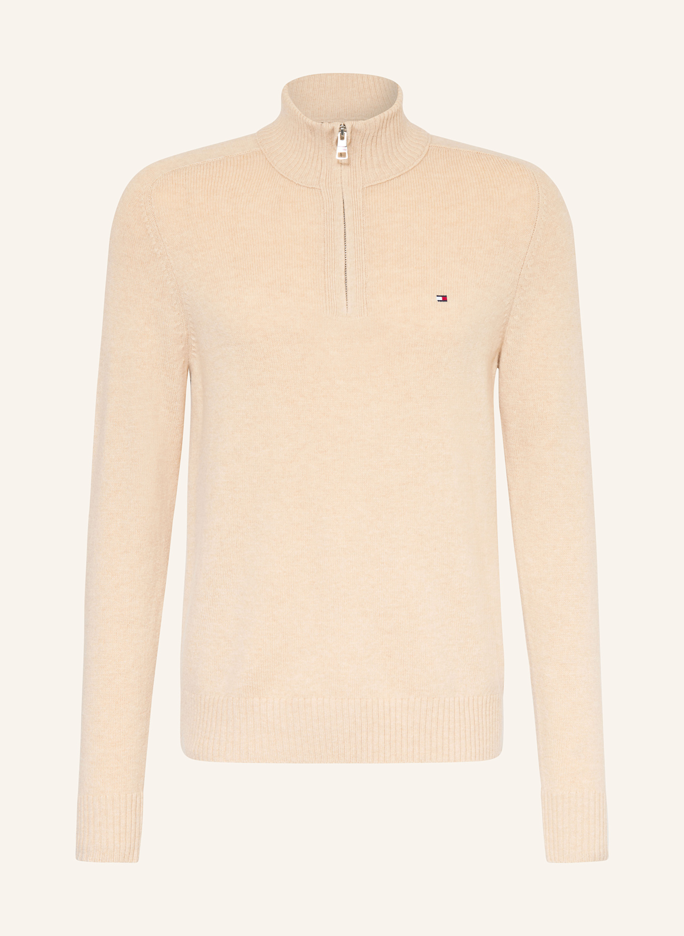 TOMMY HILFIGER Troyer: HELLBRAUN