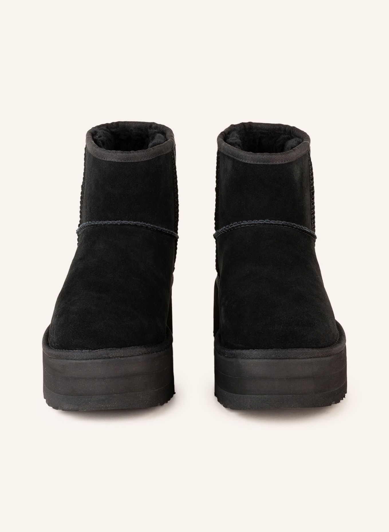 UGG Plateau-Boots CLASSIC MINI PLATFORM: SCHWARZ