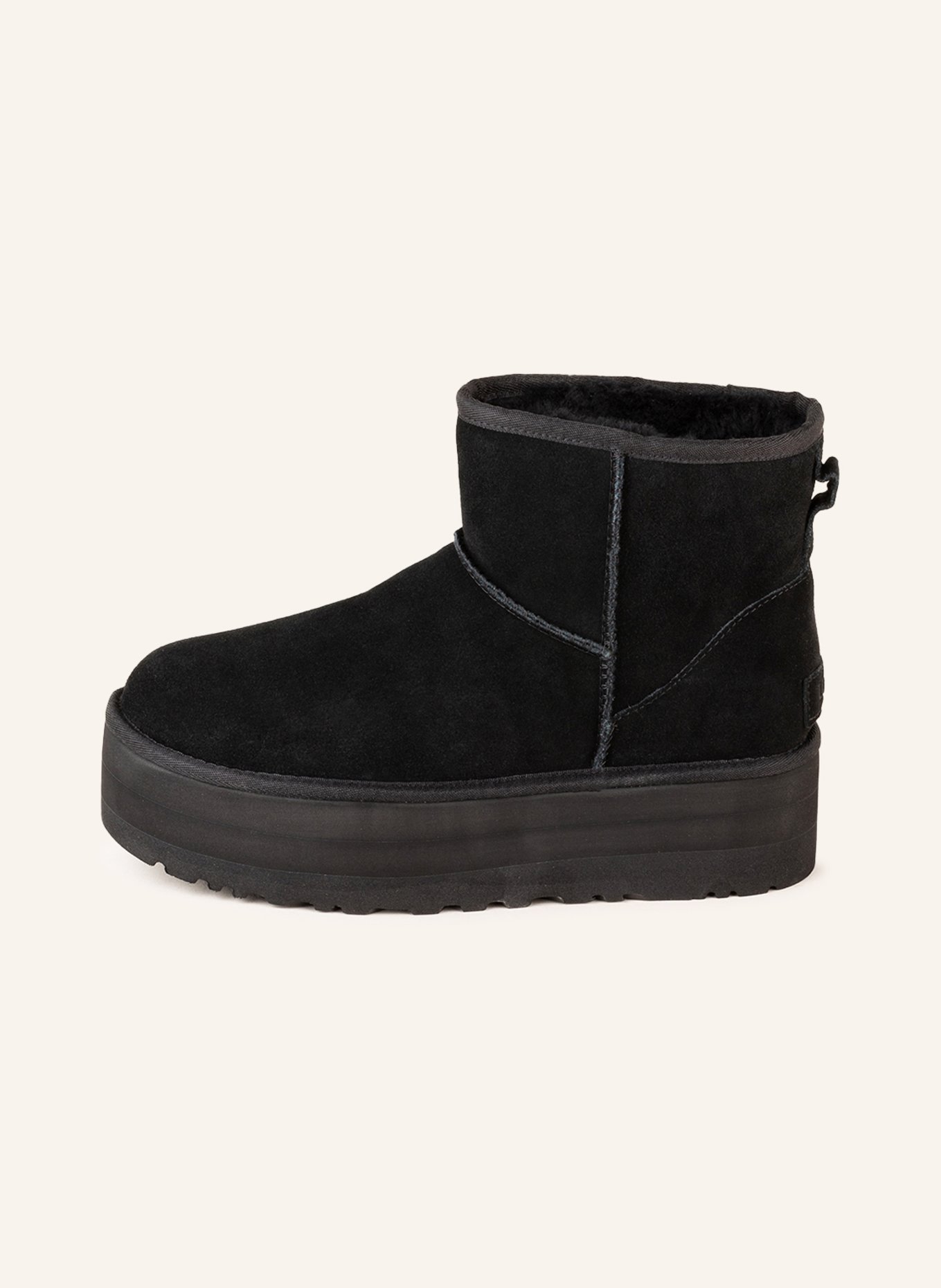 UGG Plateau-Boots CLASSIC MINI PLATFORM: SCHWARZ