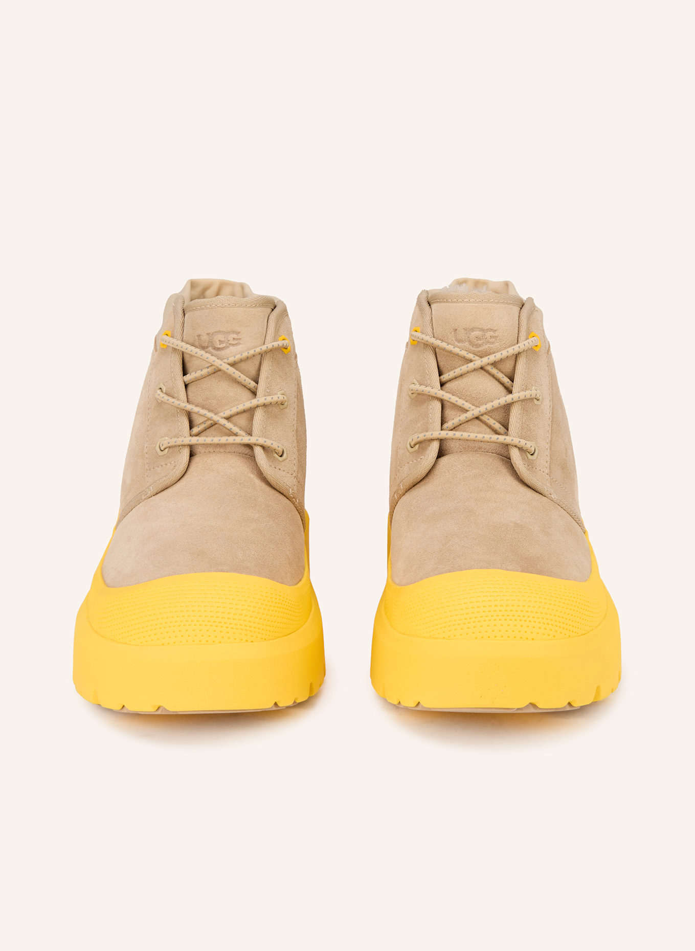 UGG Schnürboots NEUMEL: HELLBRAUN / GELB