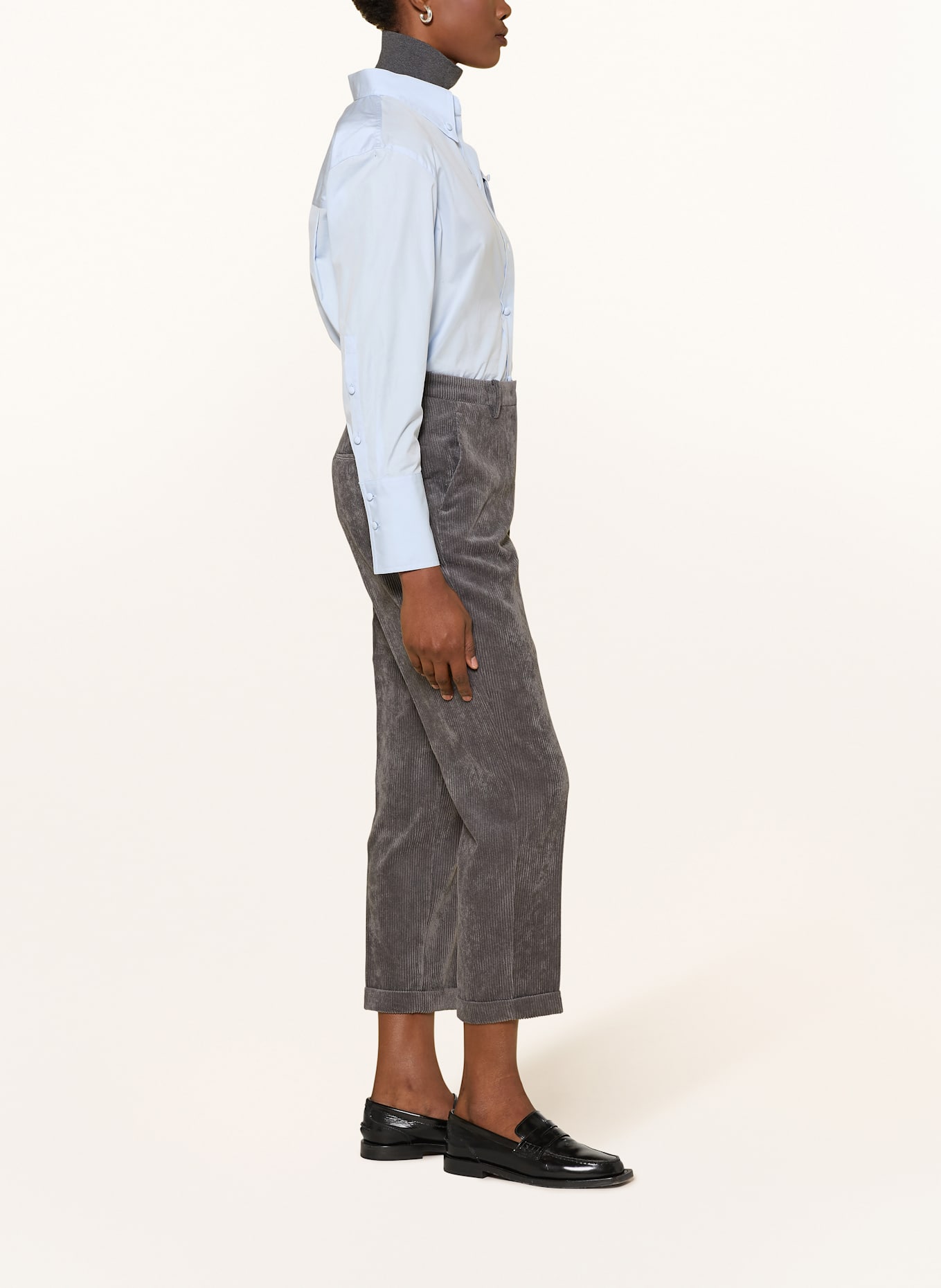 CAMBIO Cordhose KRYSTAL: GRAU