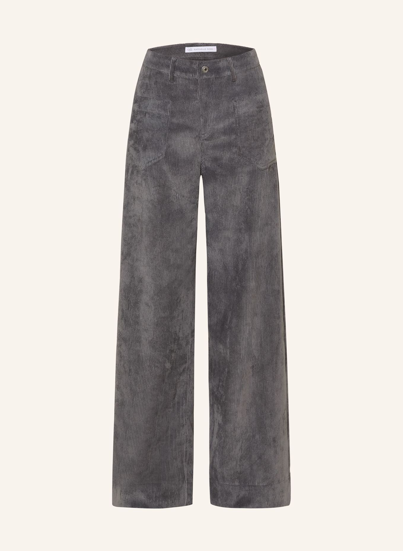 RAFFAELLO ROSSI Cordhose MIRU: GRAU
