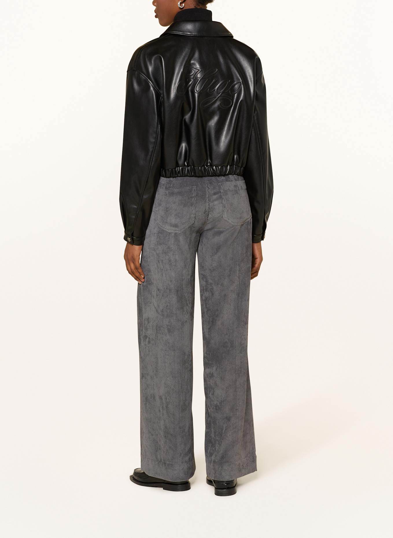 RAFFAELLO ROSSI Cordhose MIRU: GRAU