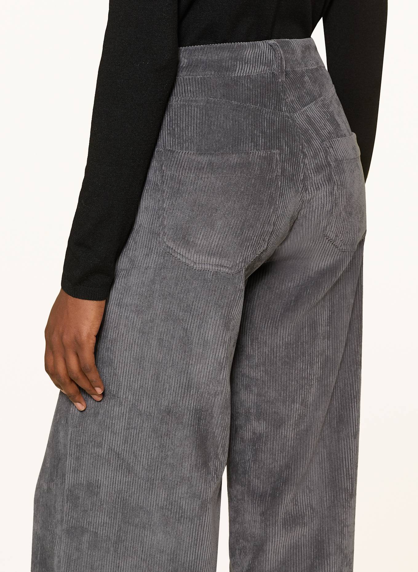 RAFFAELLO ROSSI Cordhose MIRU: GRAU