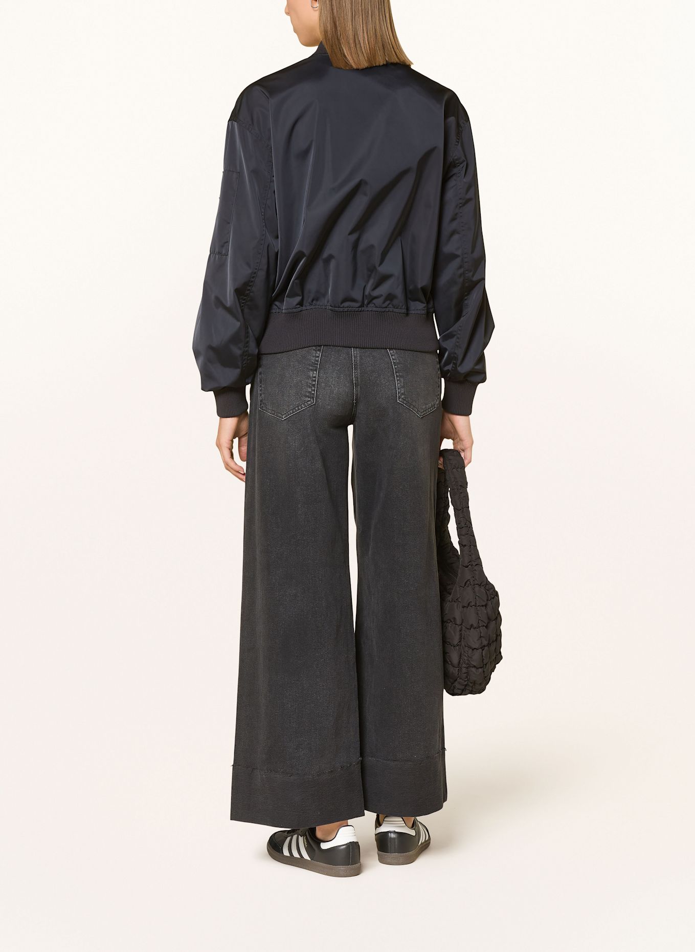 MAC Wide Leg Jeans NEVADA: D996 basic urban black