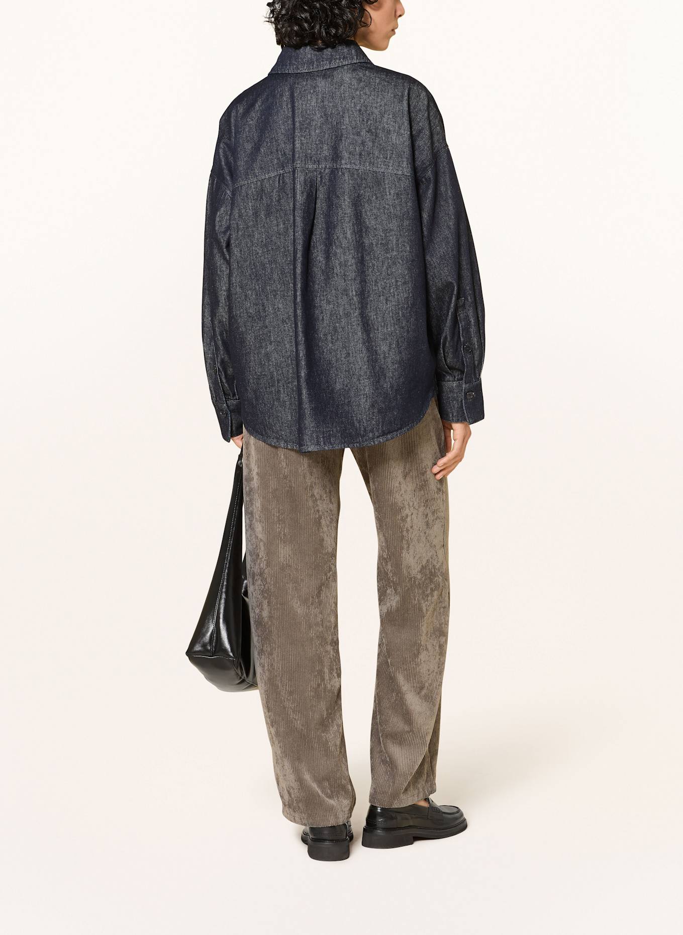 DRYKORN Marlenehose MEDLEY aus Cord: DUNKELGRAU