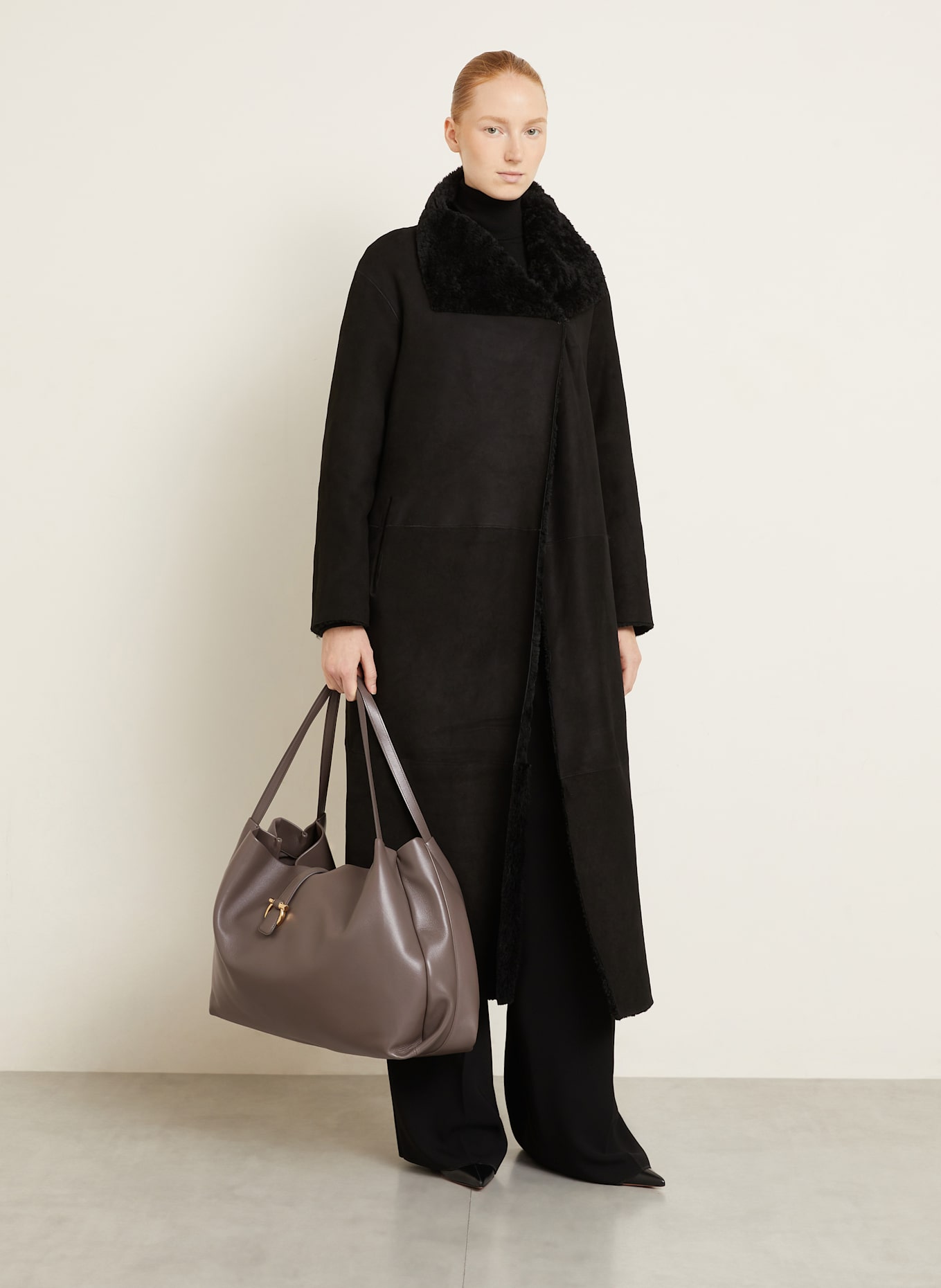 FERRAGAMO Shopper: TAUPE