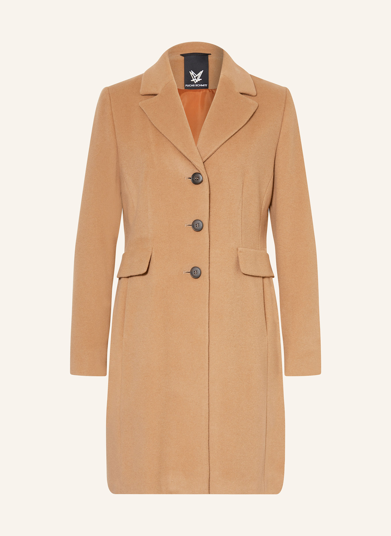 FUCHS SCHMITT Wollmantel: CAMEL