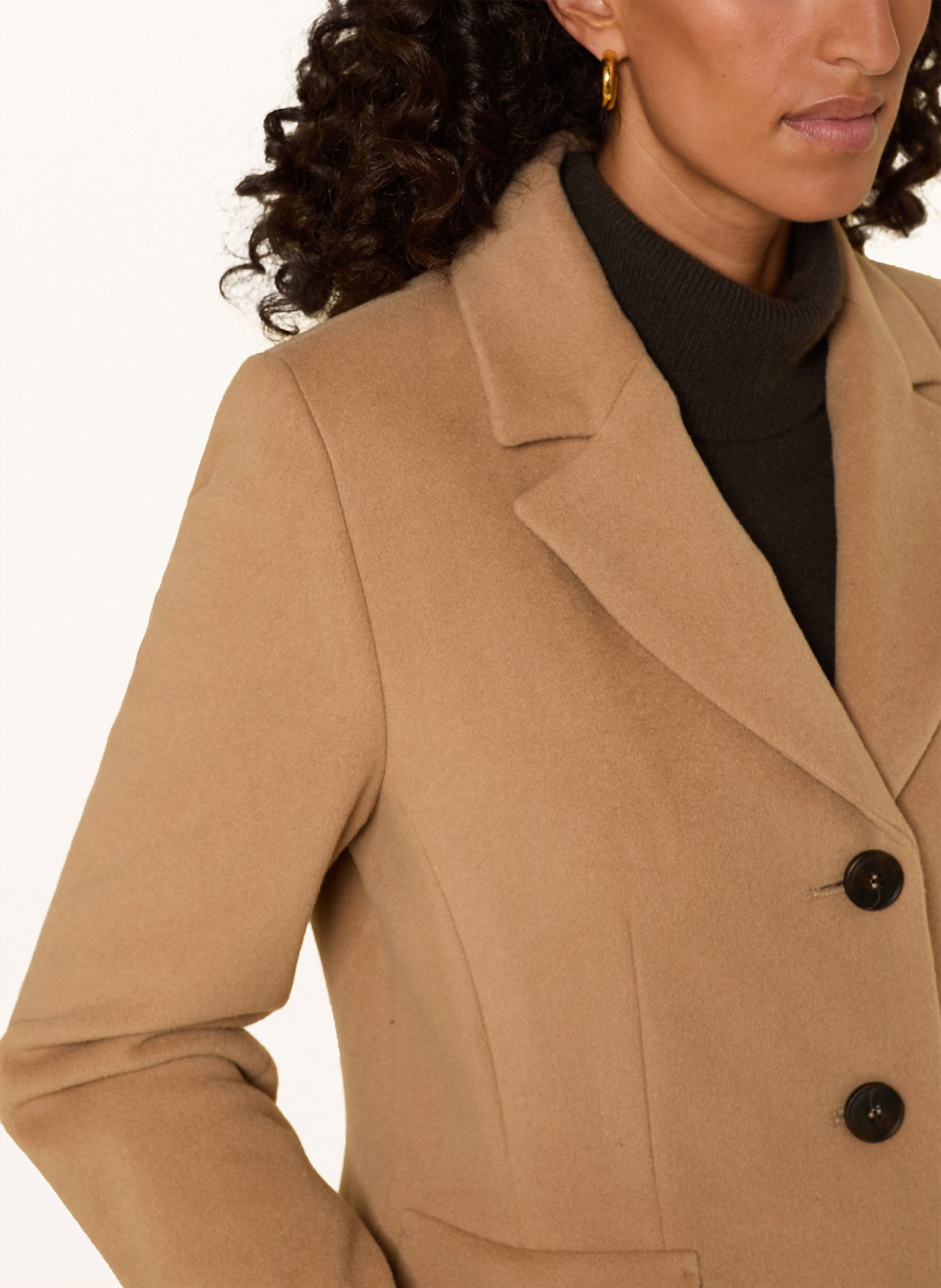 FUCHS SCHMITT Wollmantel: CAMEL