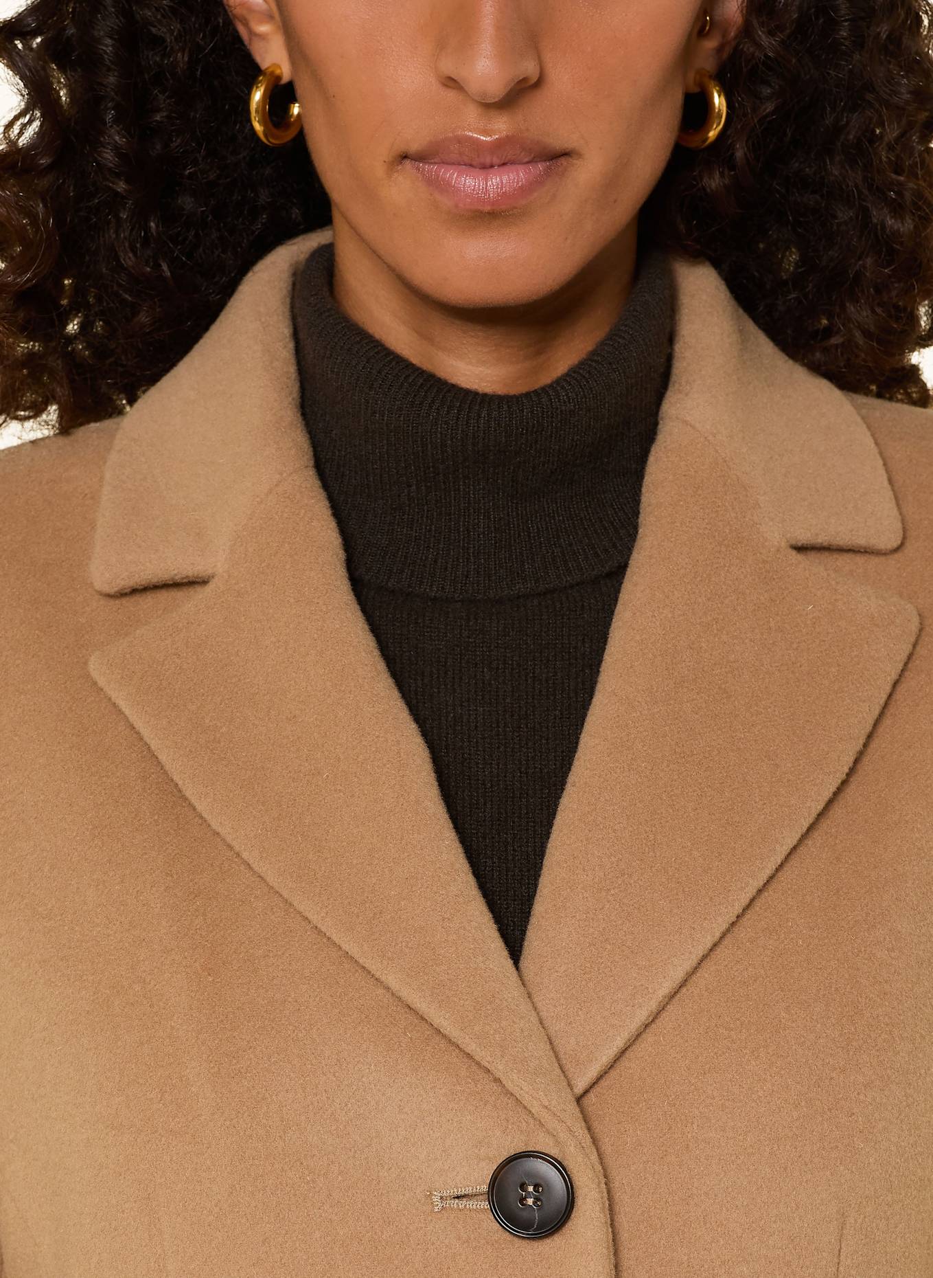 FUCHS SCHMITT Wollmantel: CAMEL