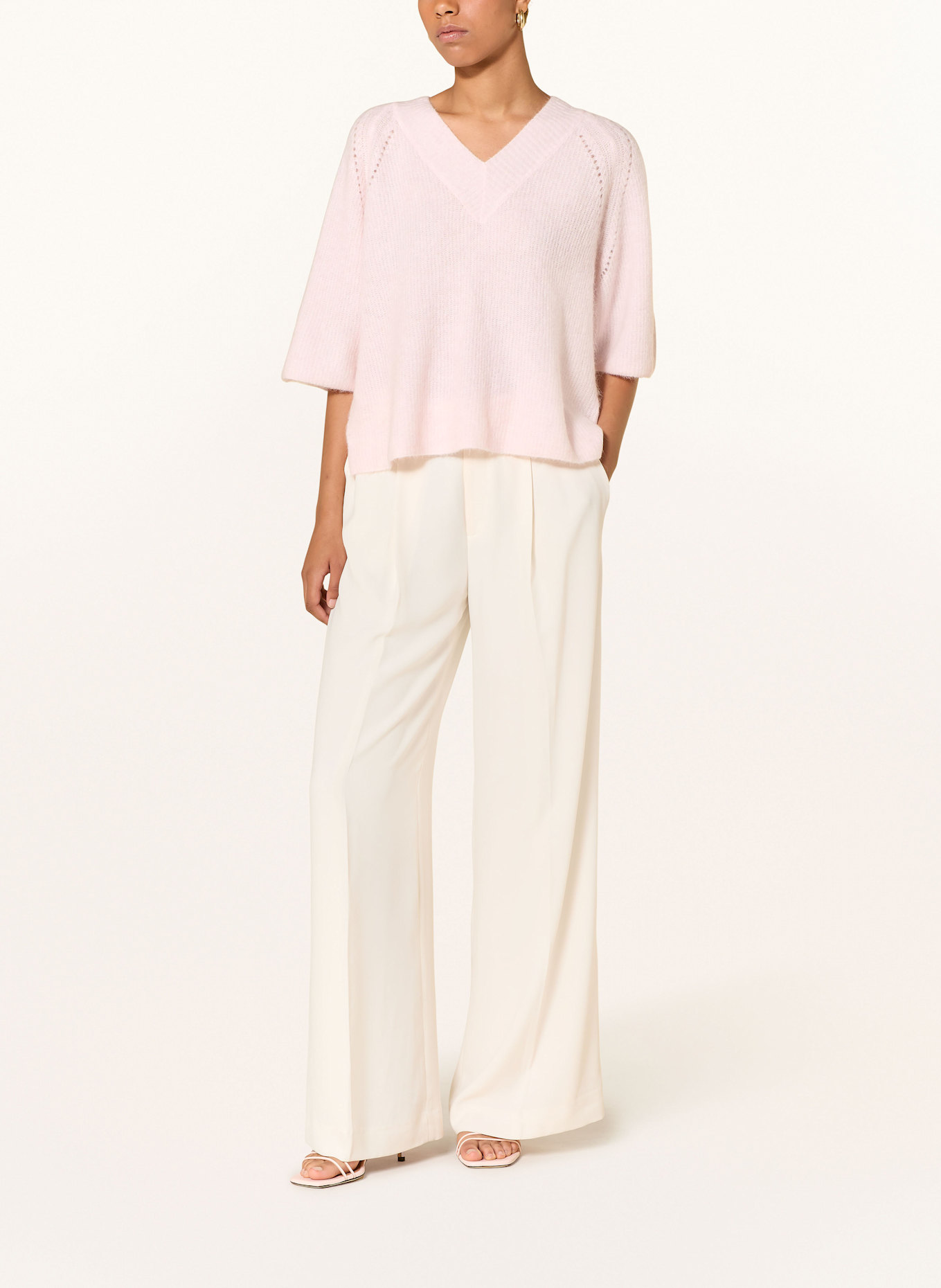 MOS MOSH Strickshirt MMTACI mit Alpaka: HELLROSA