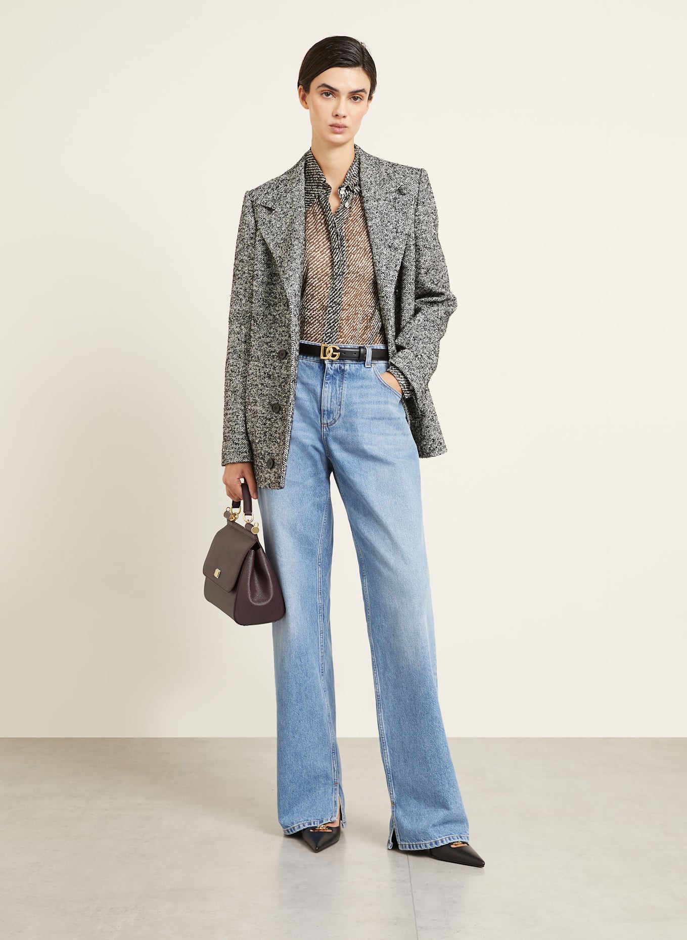 DOLCE & GABBANA Handtasche SICILY LARGE: DUNKELROT