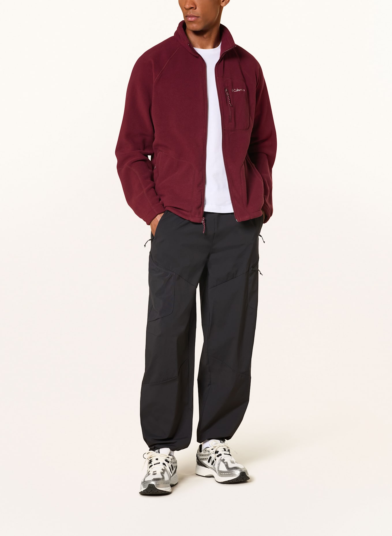 Columbia Fleecejacke FAST TRECK™: DUNKELROT