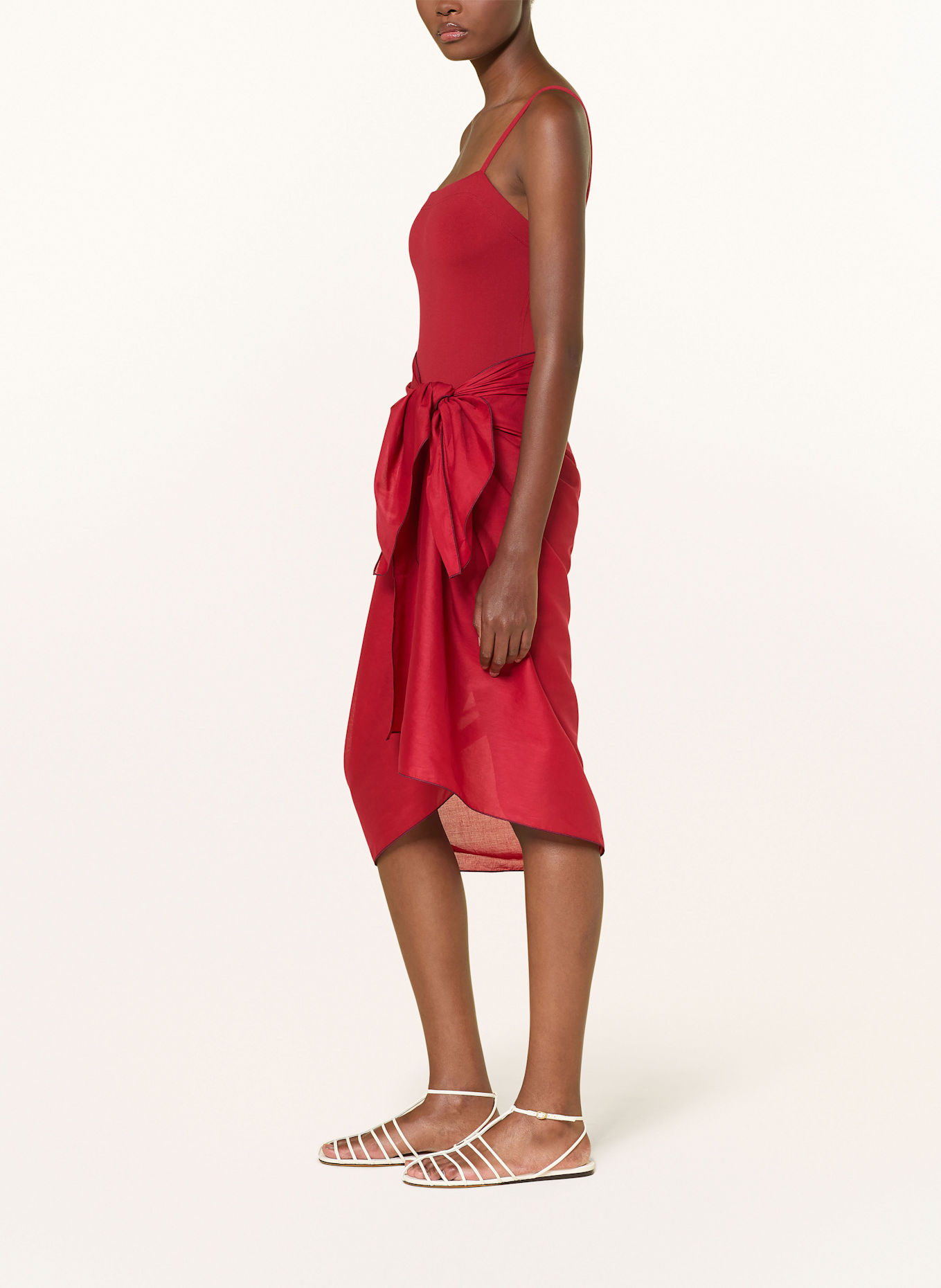 ERES Pareo COLORAMA: CZERWONY