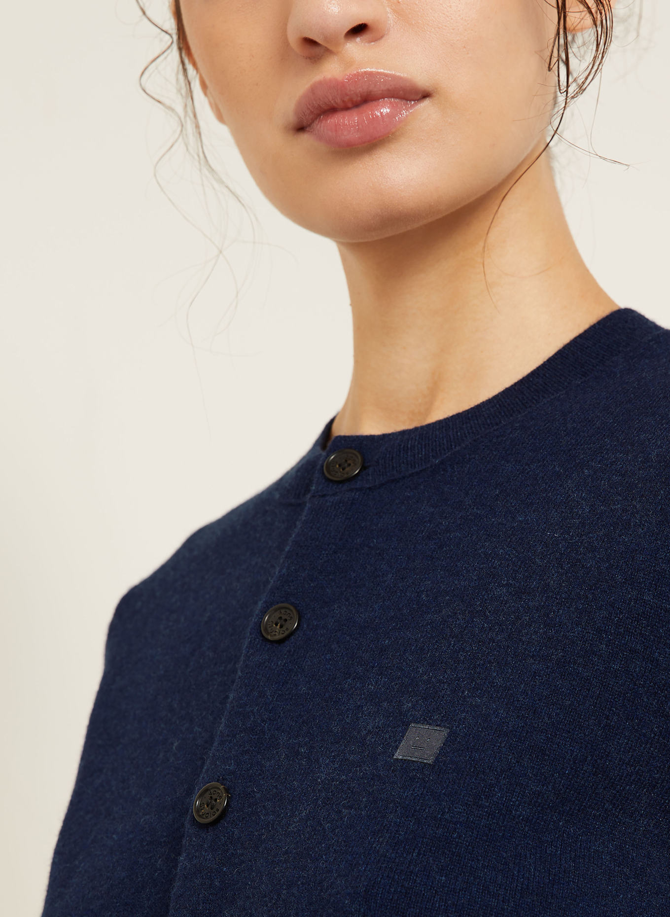 Acne Studios Strickjacke: DUNKELBLAU