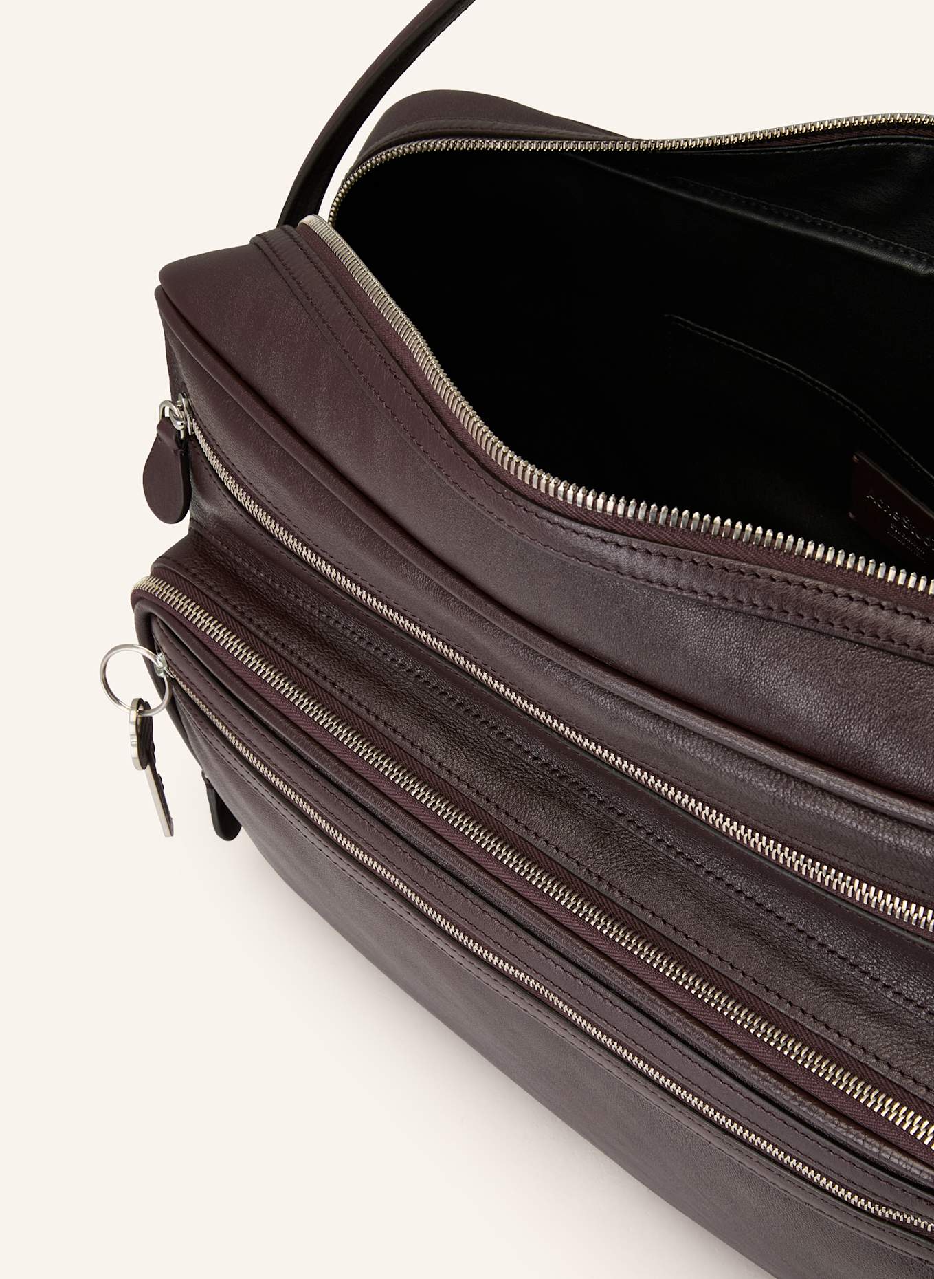 Acne Studios Taška přes rameno CAMERO: TMAVĚ HNĚDÁ