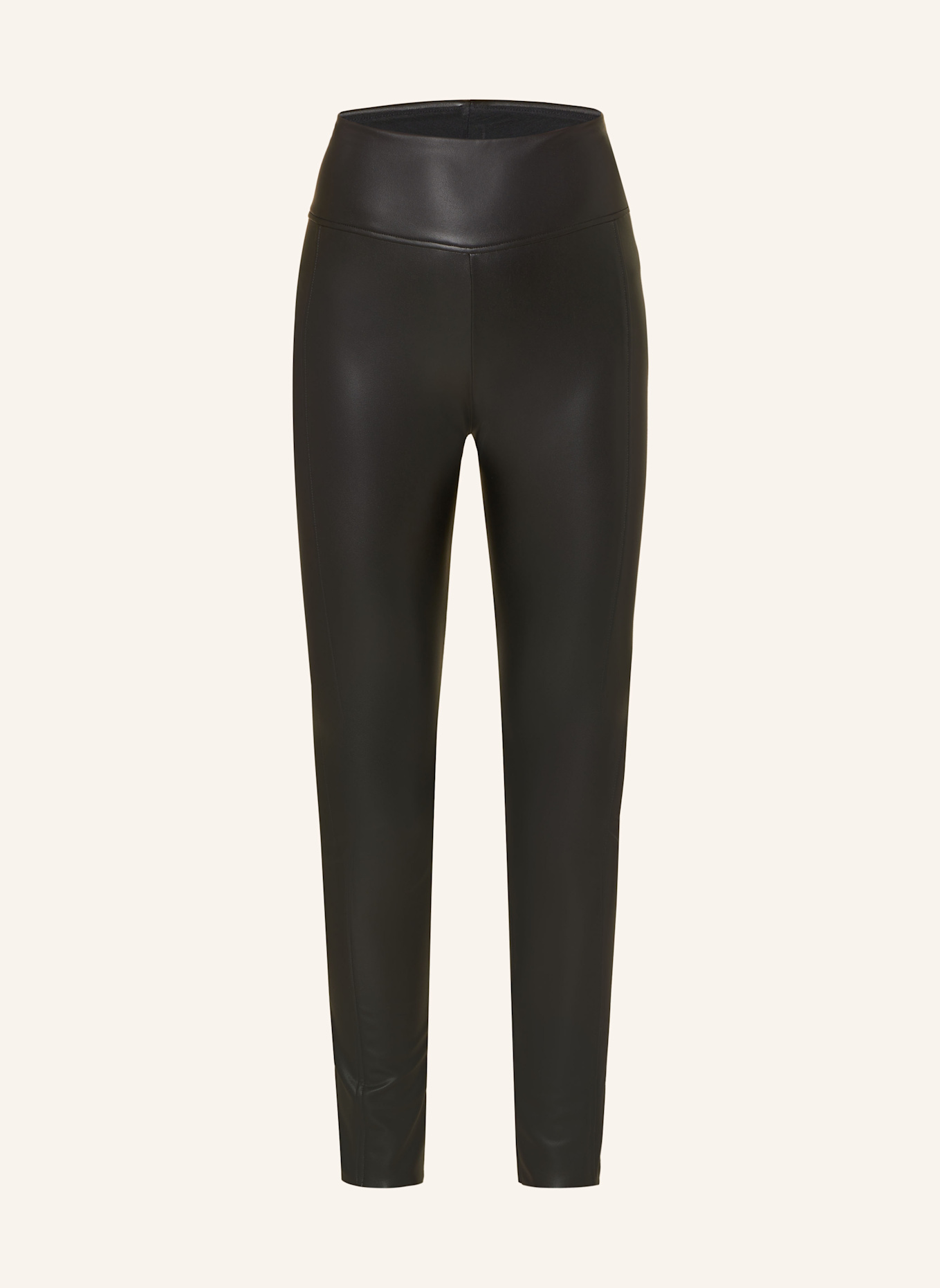 Wolford Leggings EDIE in Lederoptik: SCHWARZ