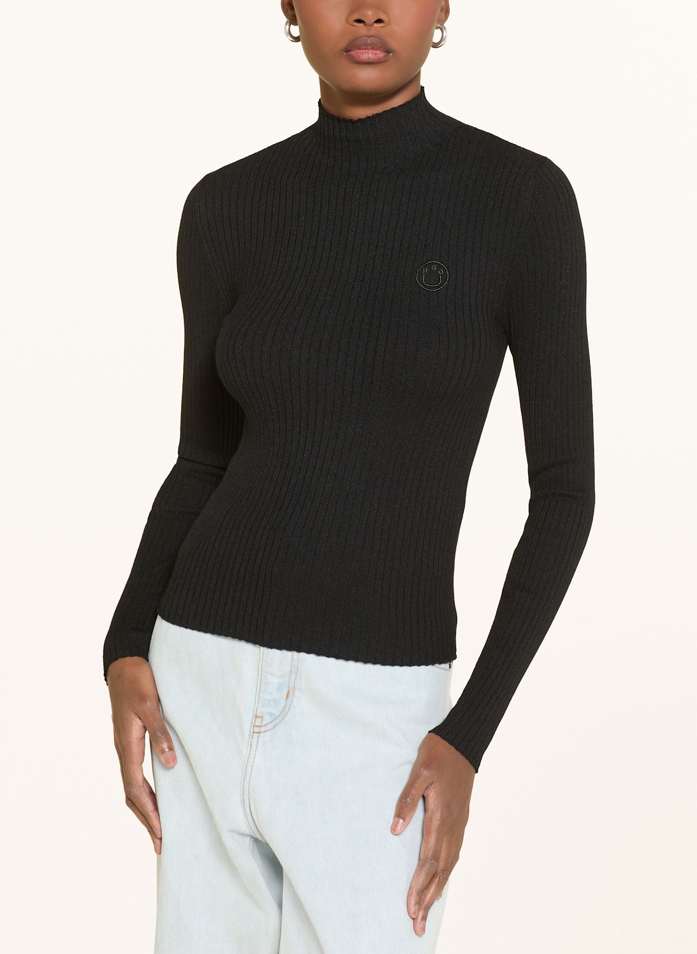 HUGO Pullover SARMIE: SCHWARZ