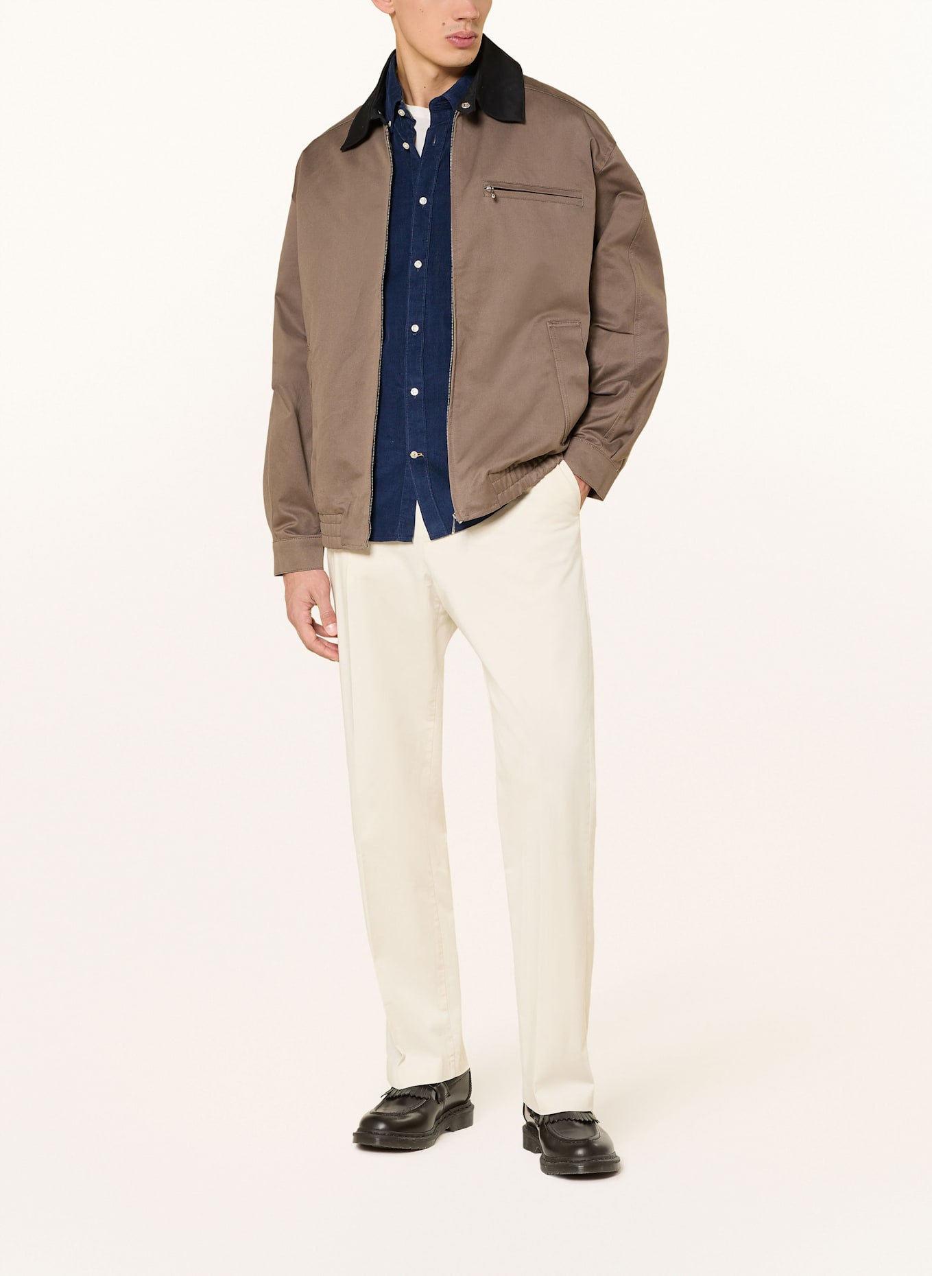 Barbour Cordhemd RAMSEY Tailored Fit: BLAU