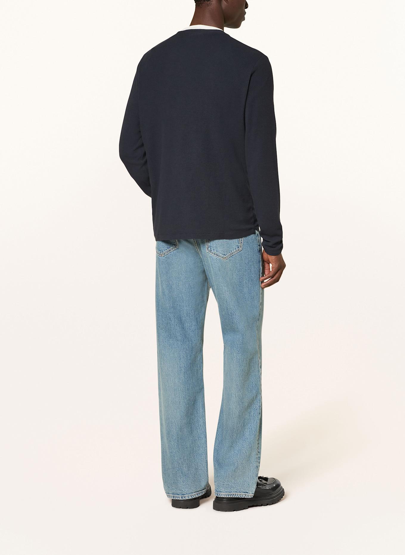 NN.07 Longsleeve CLIVE: DUNKELBLAU