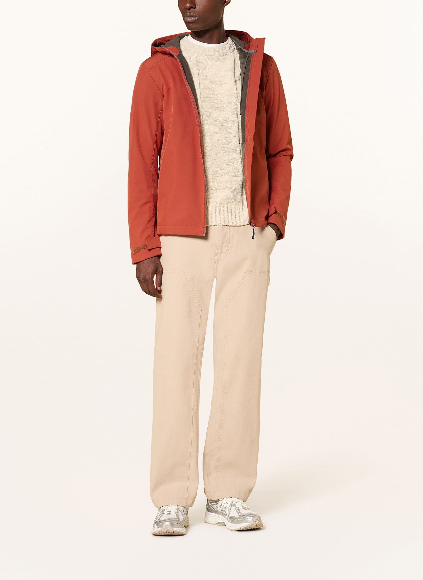 me°ru' Softshell-Jacke TOULOUSE: ROT