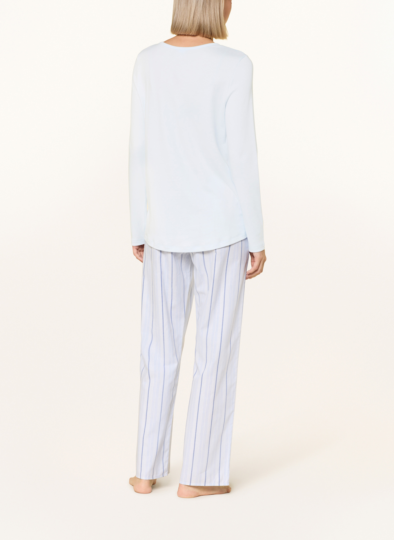 HANRO Schlafshirt LOUNGY NIGHTS: HELLBLAU