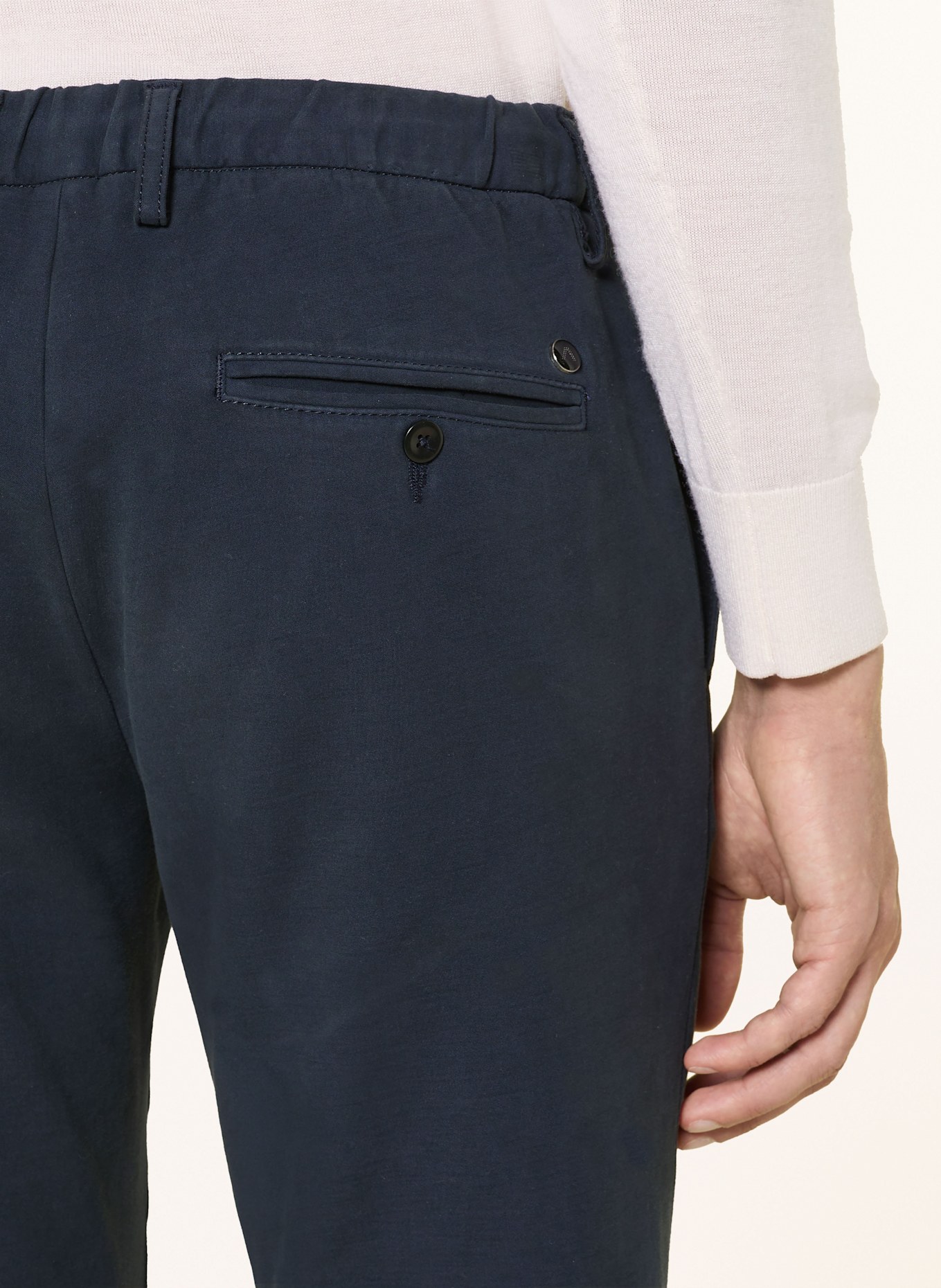 ALBERTO Chino JUMP Slim Fit: DUNKELBLAU