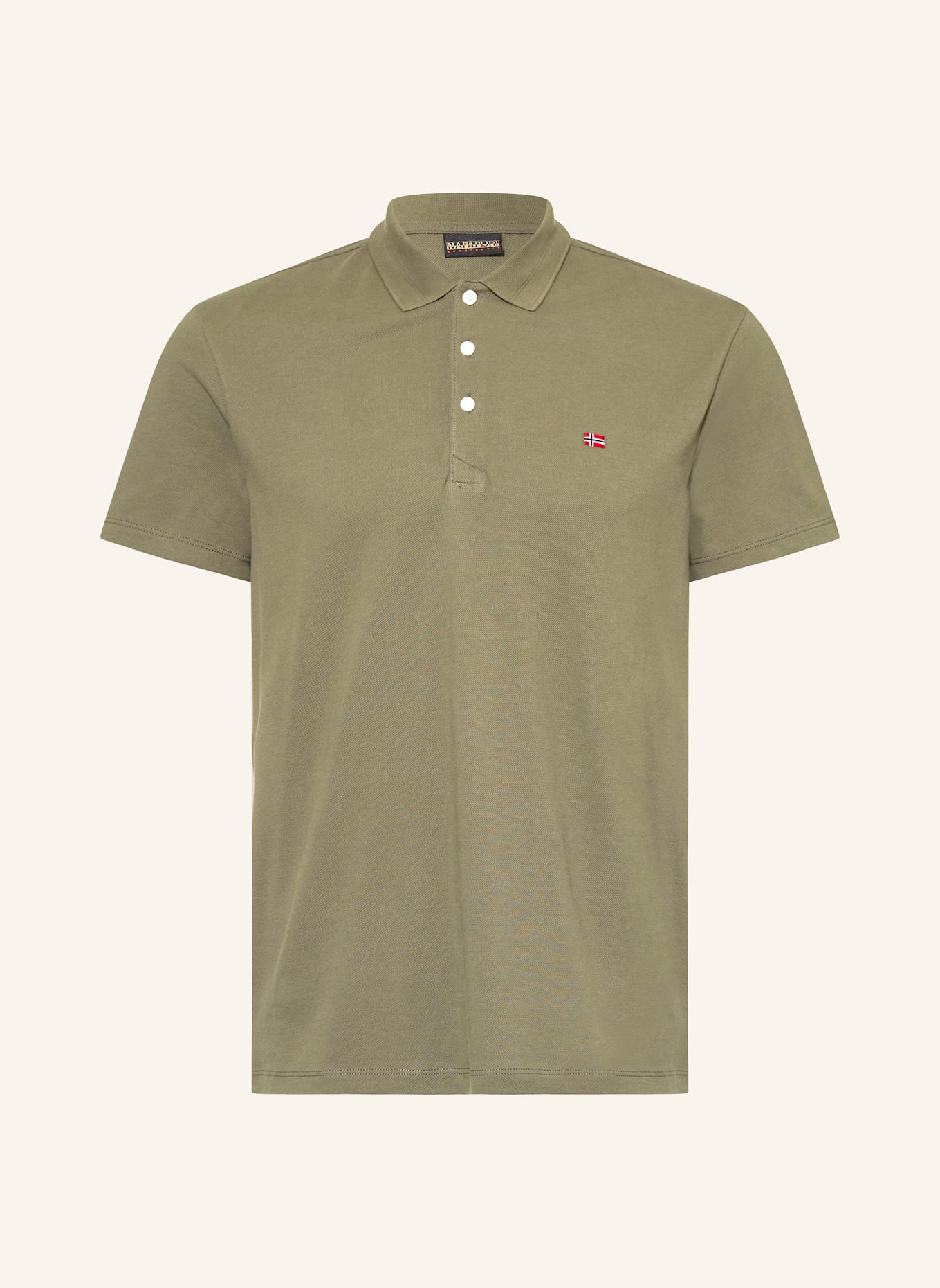 NAPAPIJRI Piqué-Poloshirt EALIS: OLIV