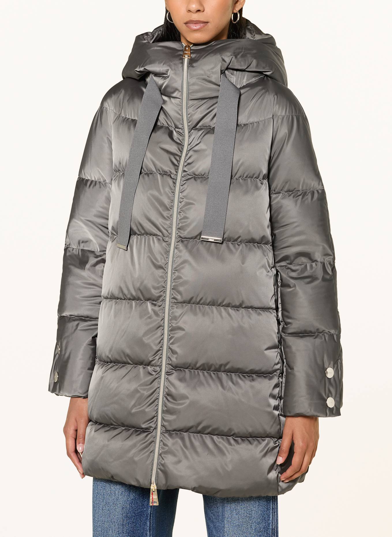 HERNO Daunenmantel: GRAU