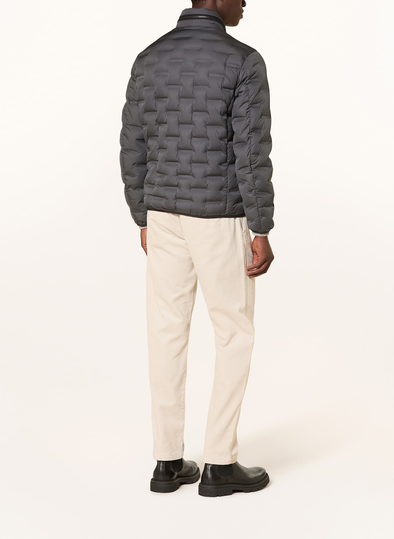 MILESTONE Lightweight-Daunenjacke MSSALVIO: DUNKELGRAU