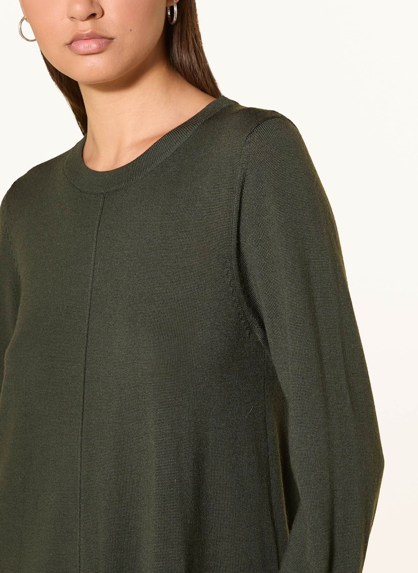 REPEAT Strickkleid: KHAKI