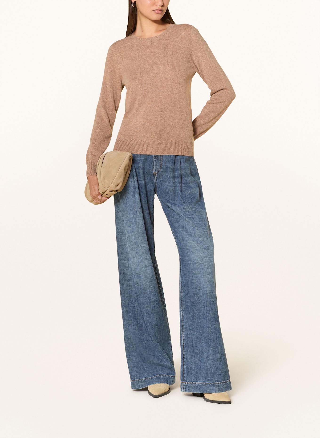 REPEAT Cashmere-Pullover: CAMEL