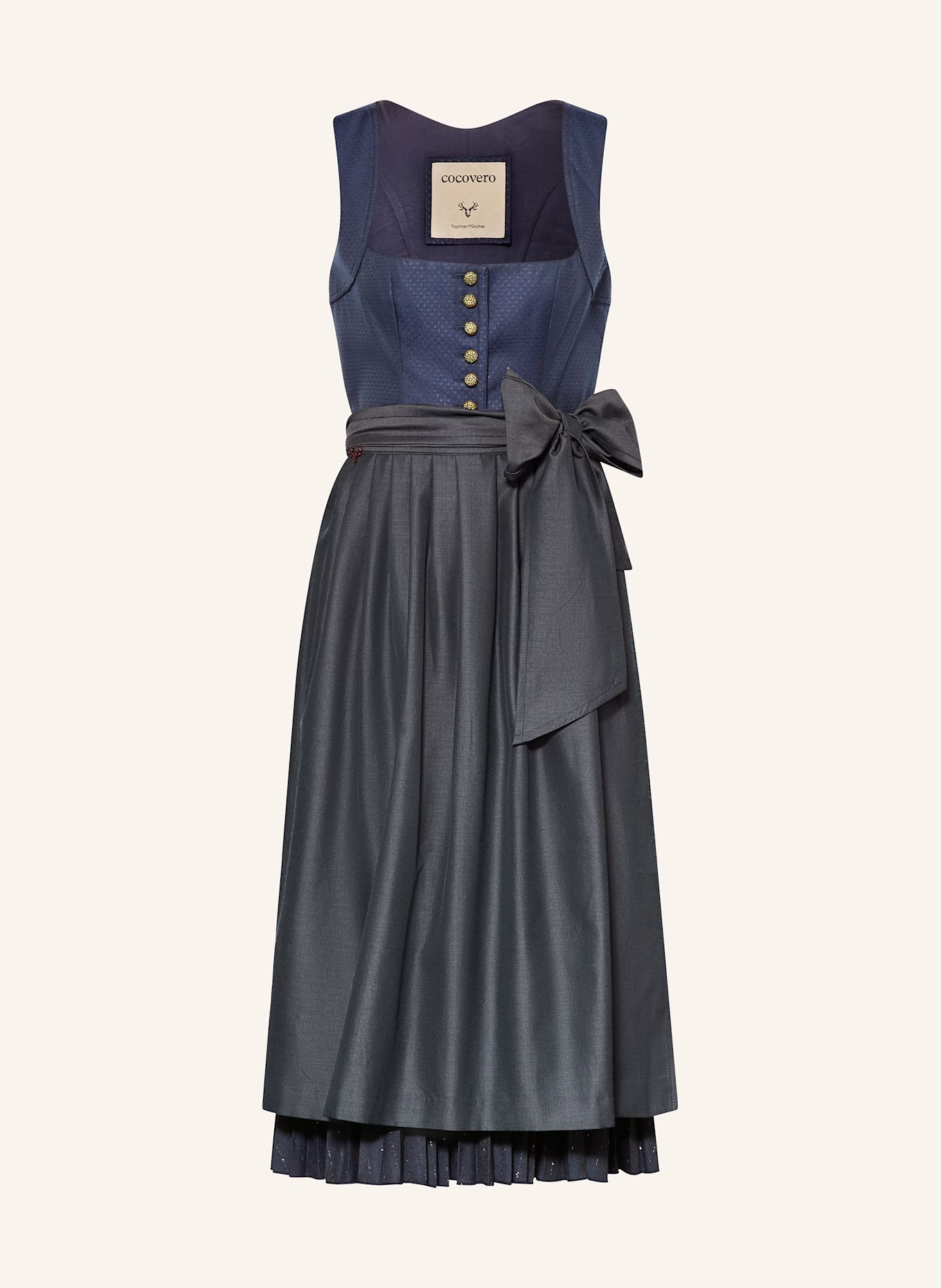 CocoVero Dirndl HEDI: DUNKELBLAU