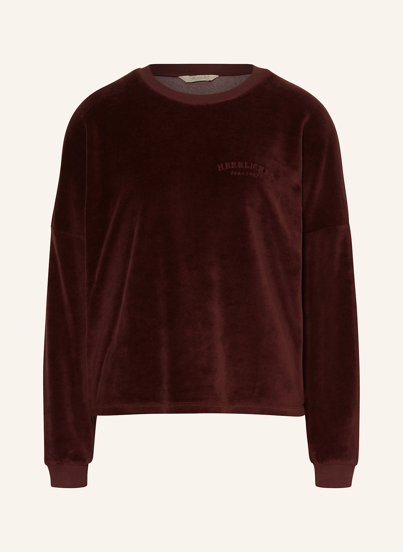 Herrlicher Sweatshirt SMILA: DARK RED
