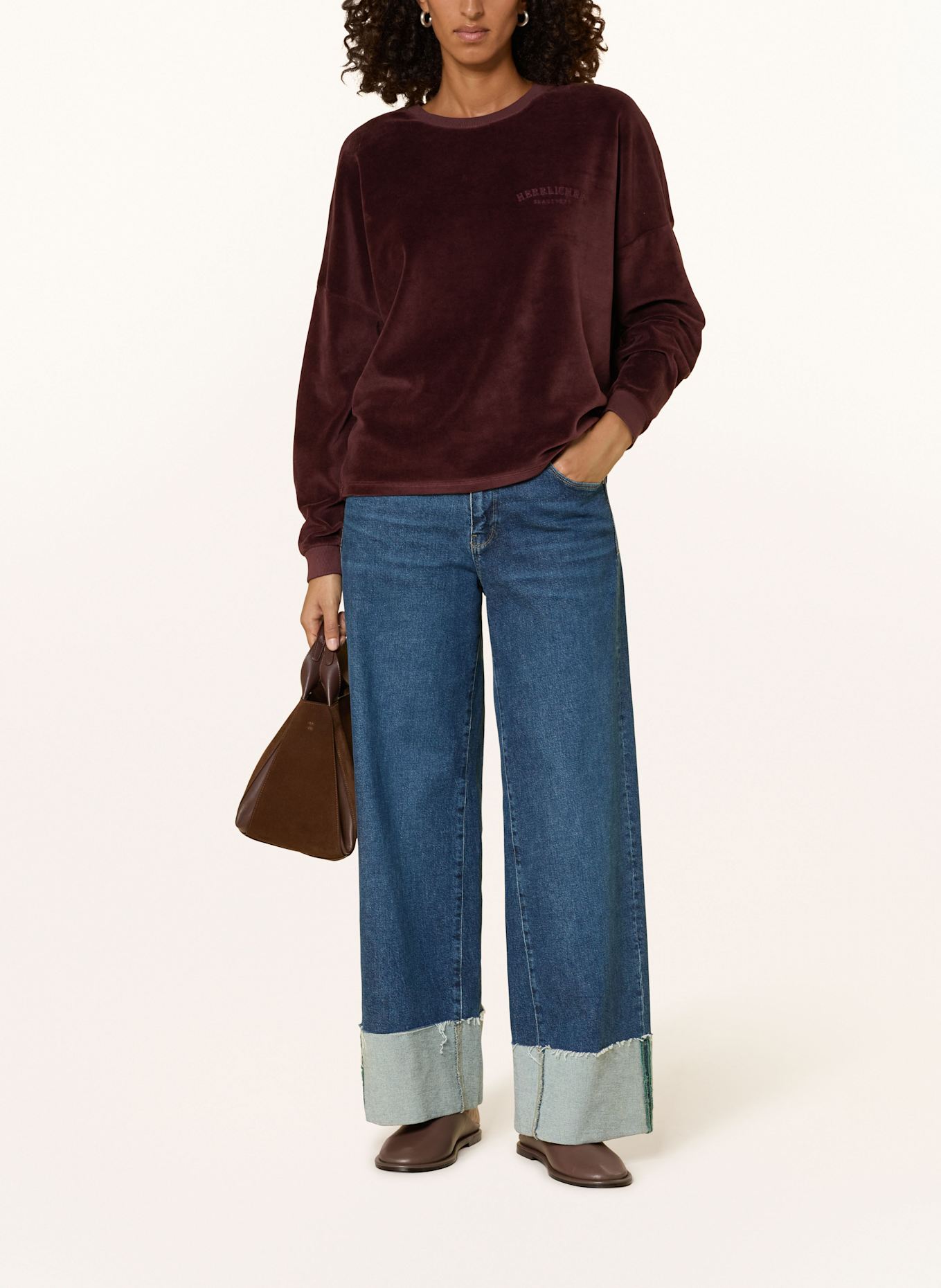 Herrlicher Sweatshirt SMILA: DARK RED