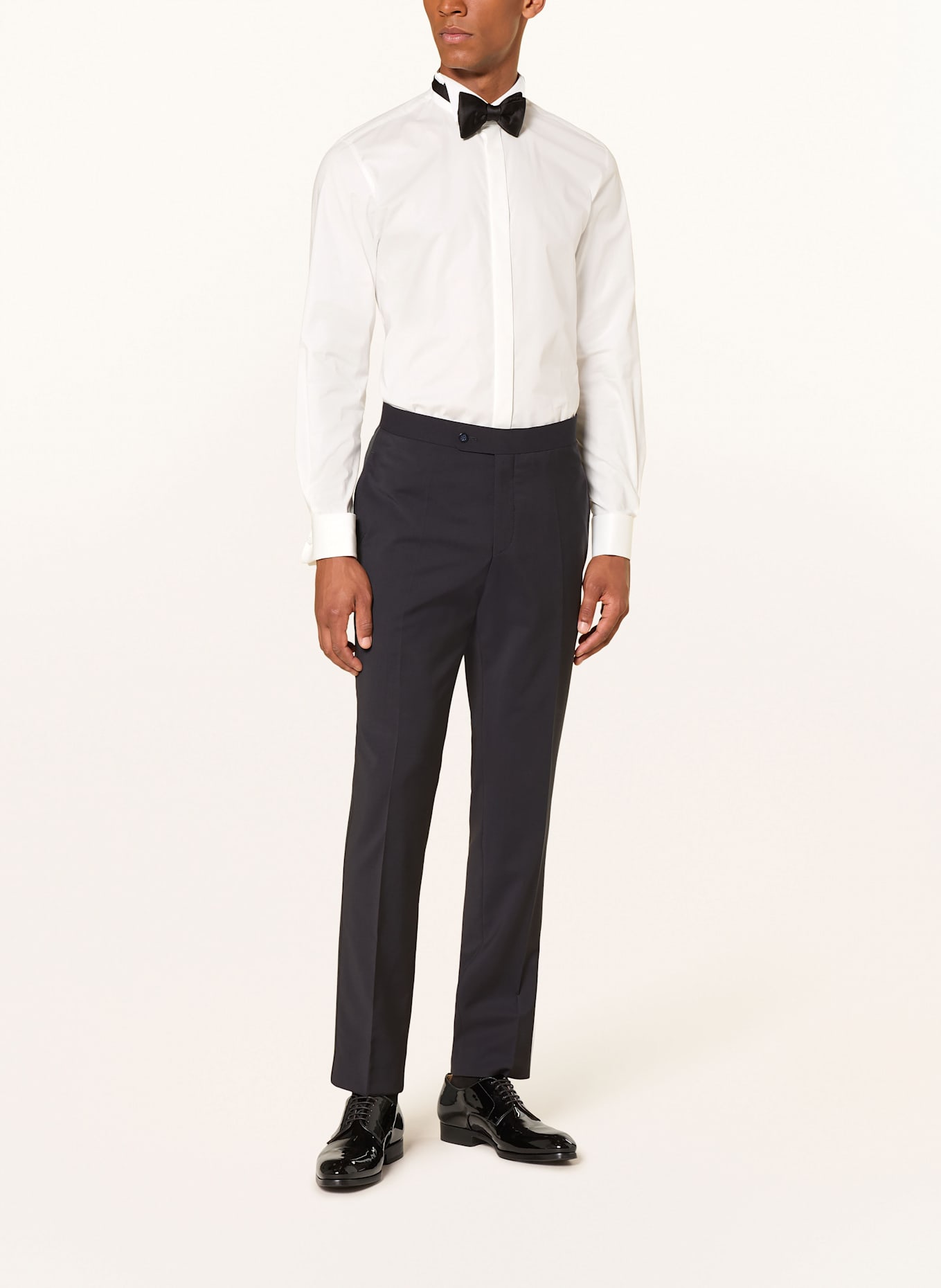 WILVORST Koszula smokingowa body fit : BIAŁY