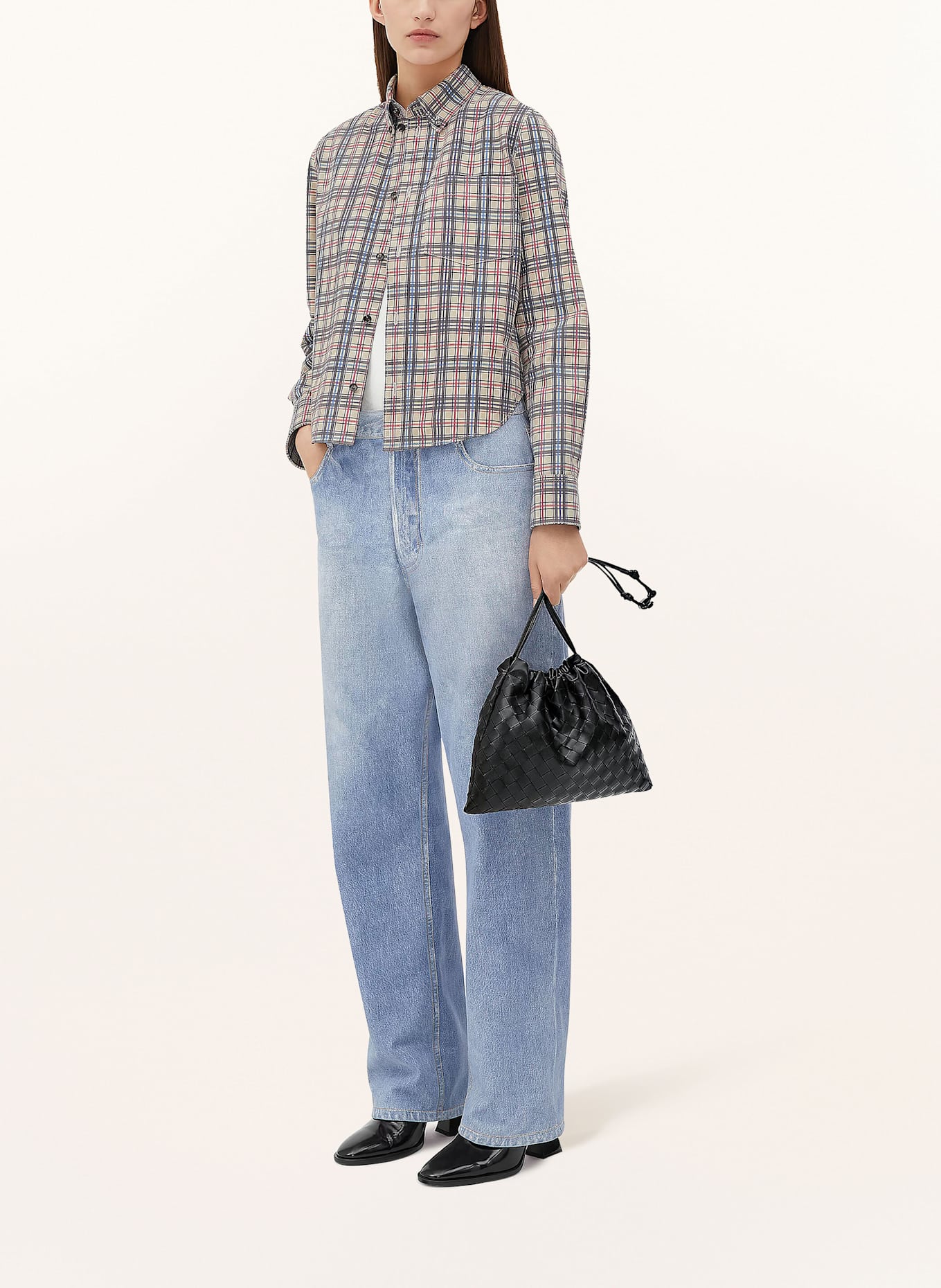 BOTTEGA VENETA Handtasche DUSTBAG MEDIUM: BLACK