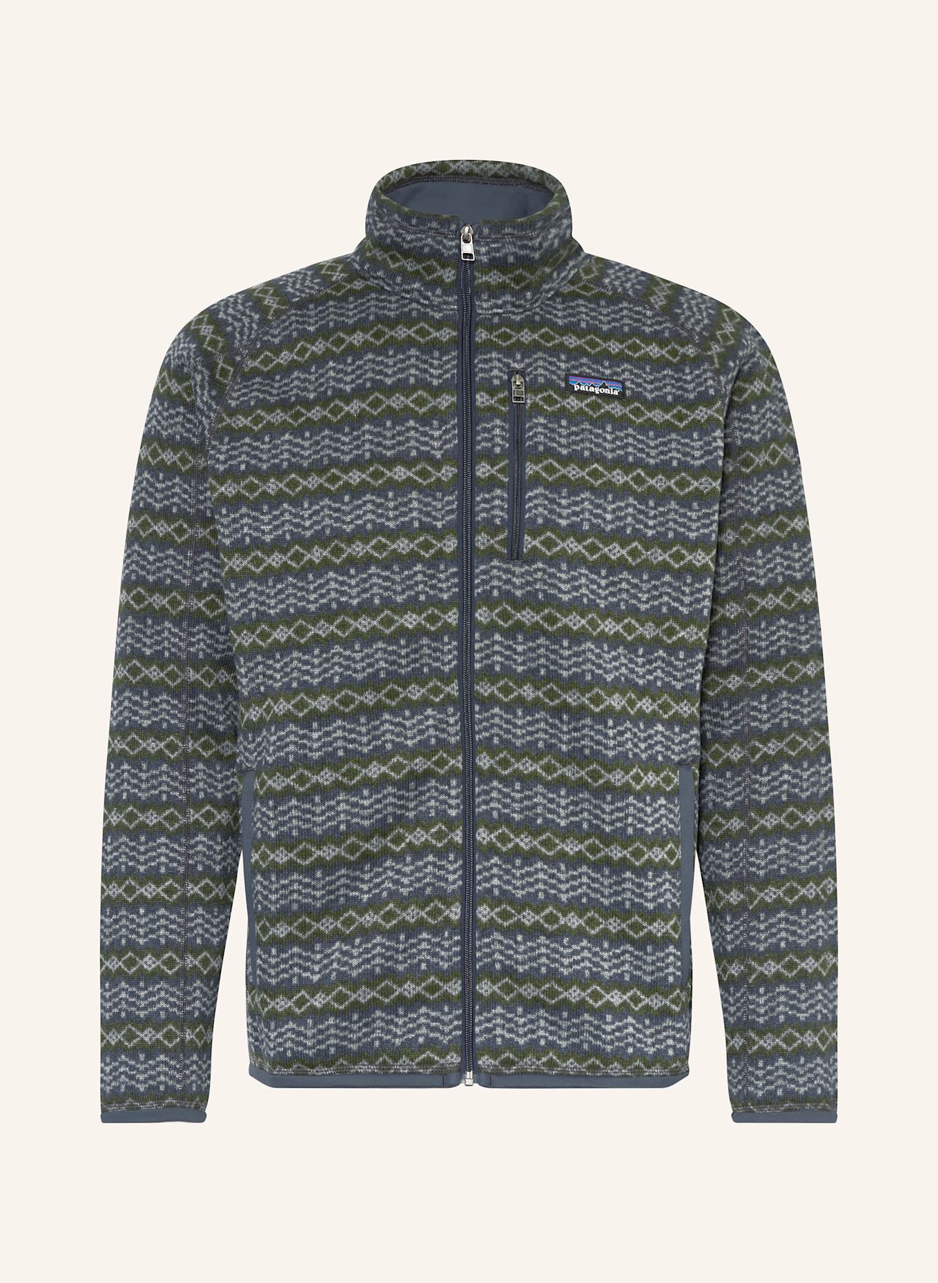 patagonia Kardigan z polaru BETTER SWEATER™: GRANATOWY / CIEMNOZIELONY / SZARY