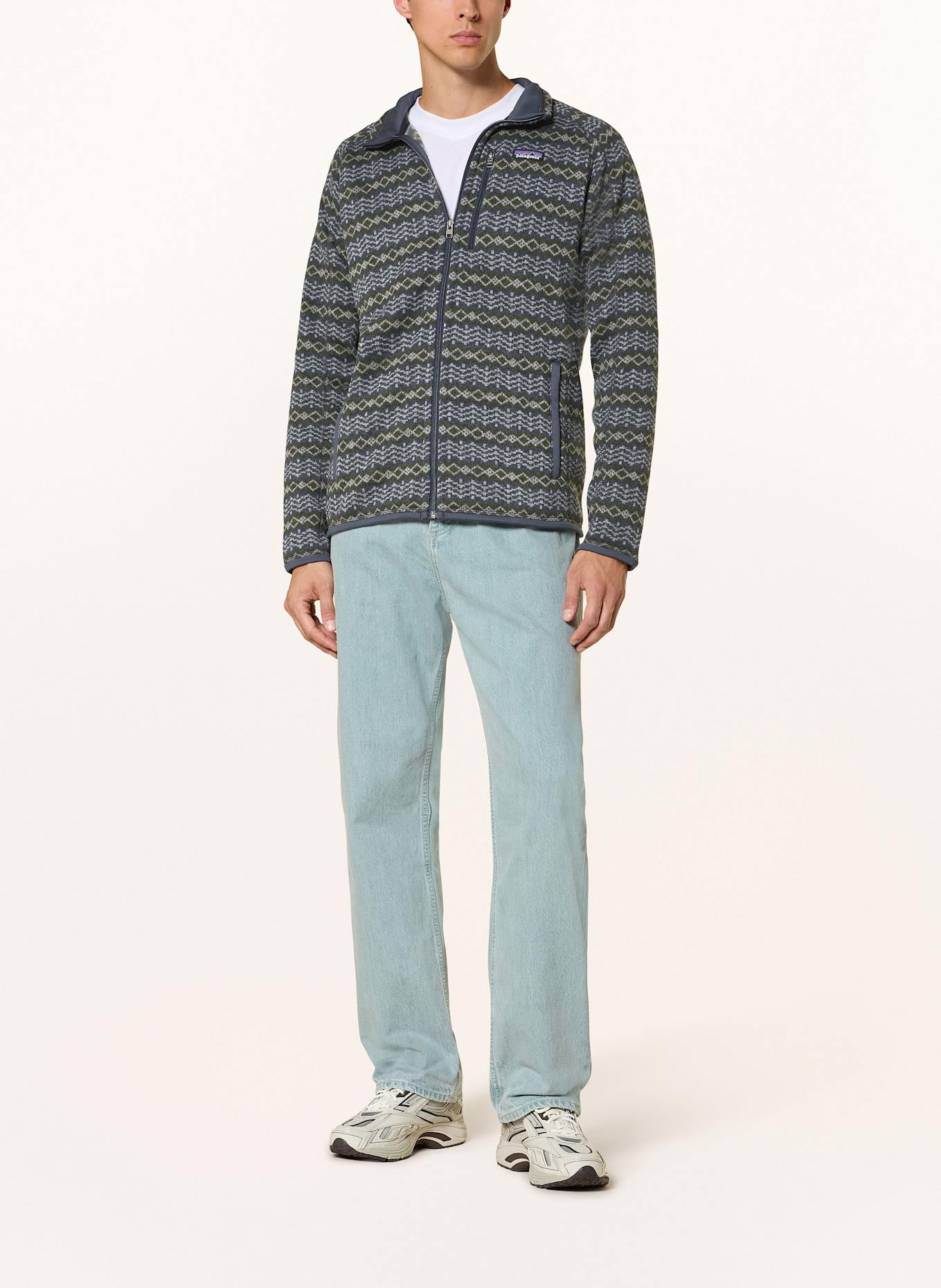 patagonia Kardigan z polaru BETTER SWEATER™: GRANATOWY / CIEMNOZIELONY / SZARY