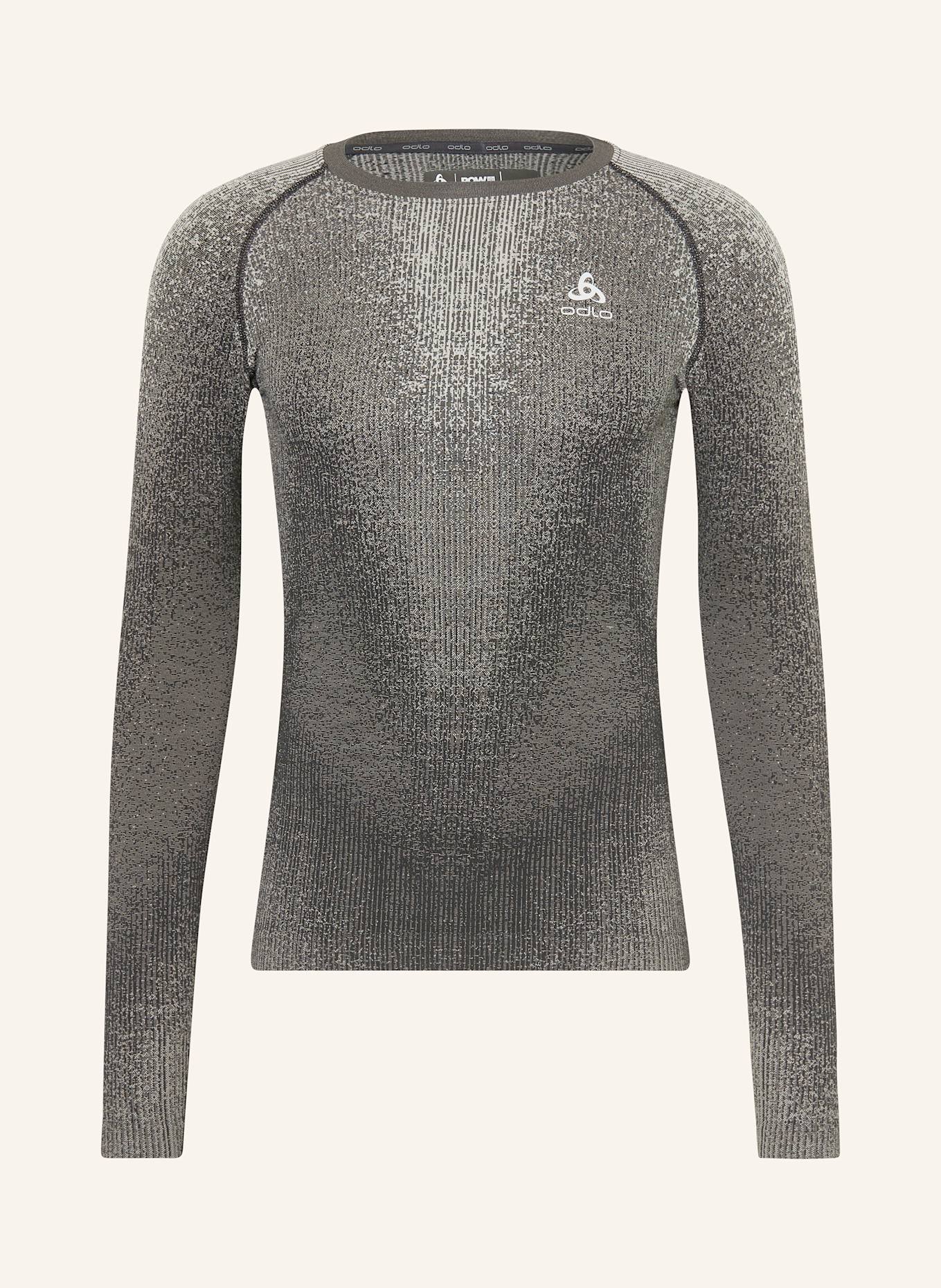 odlo Midlayer: SCHWARZ / GRAU