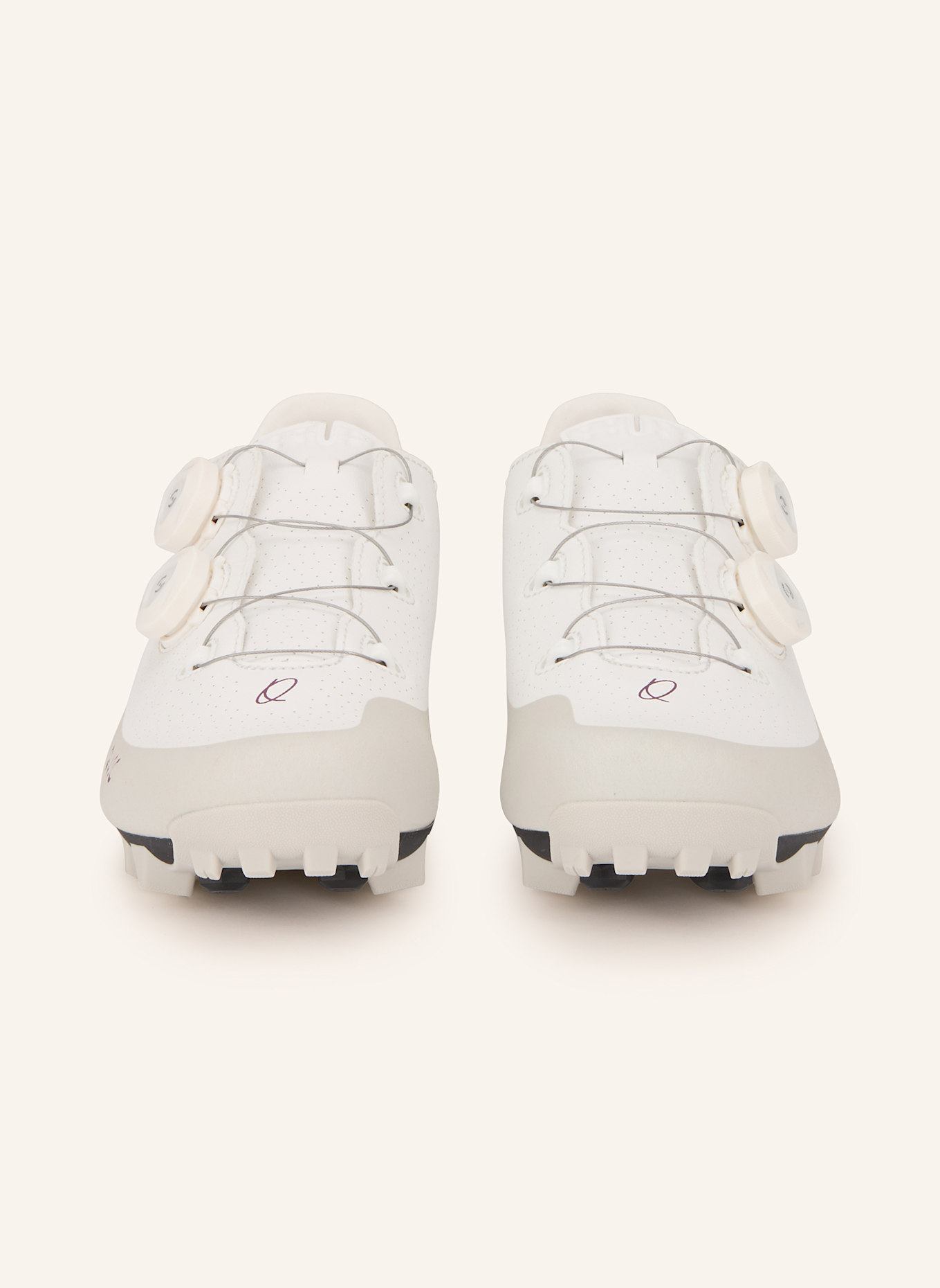 QUOC Gravel-Schuhe GRAN TOURER XC: WEISS / HELLGRAU