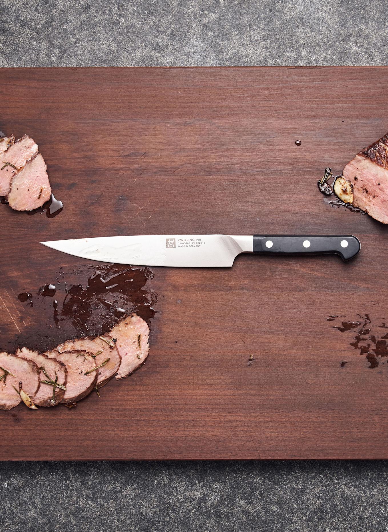 ZWILLING Fleischmesser PRO: SILBER / SCHWARZ