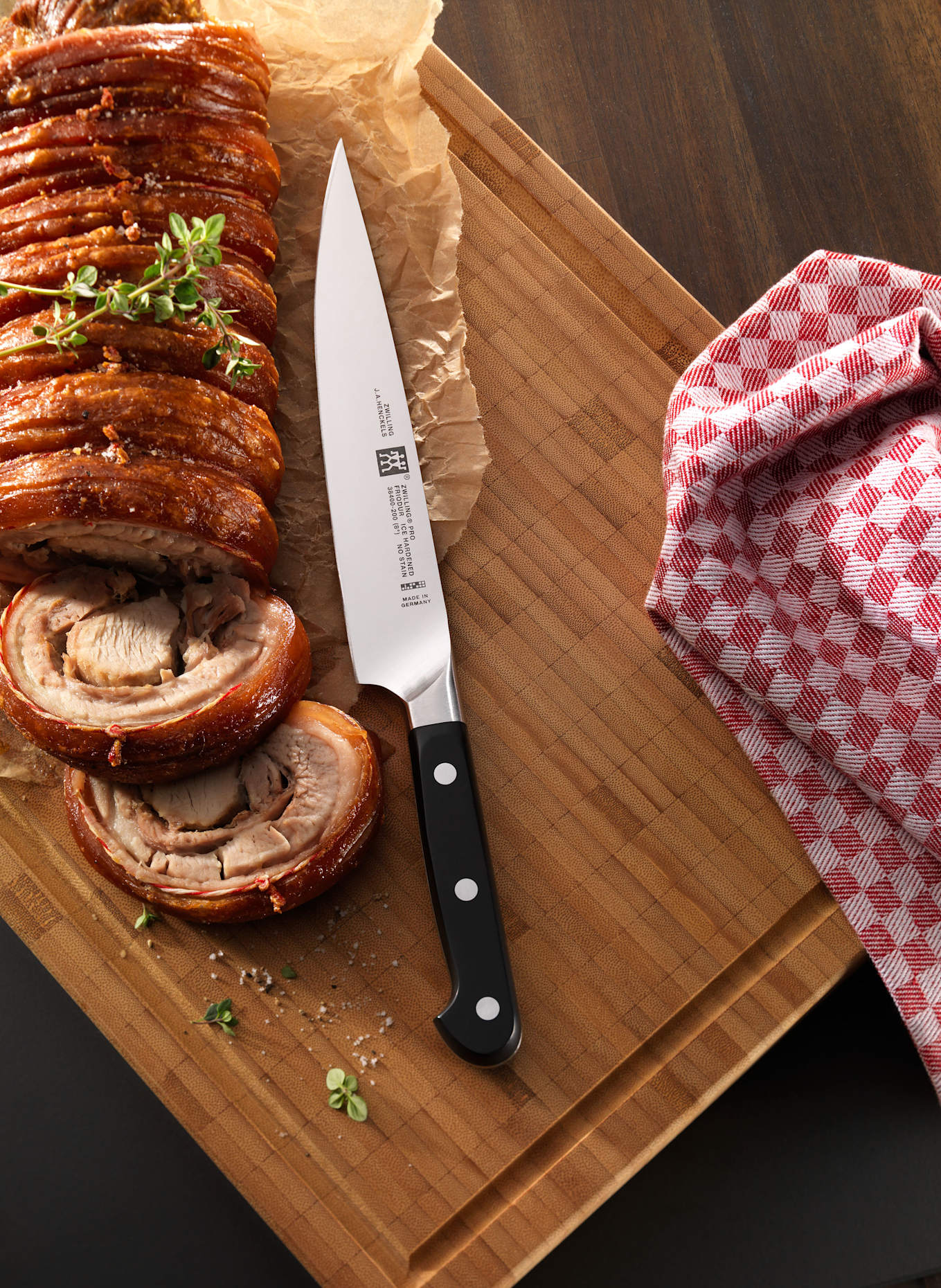 ZWILLING Fleischmesser PRO: SILBER / SCHWARZ