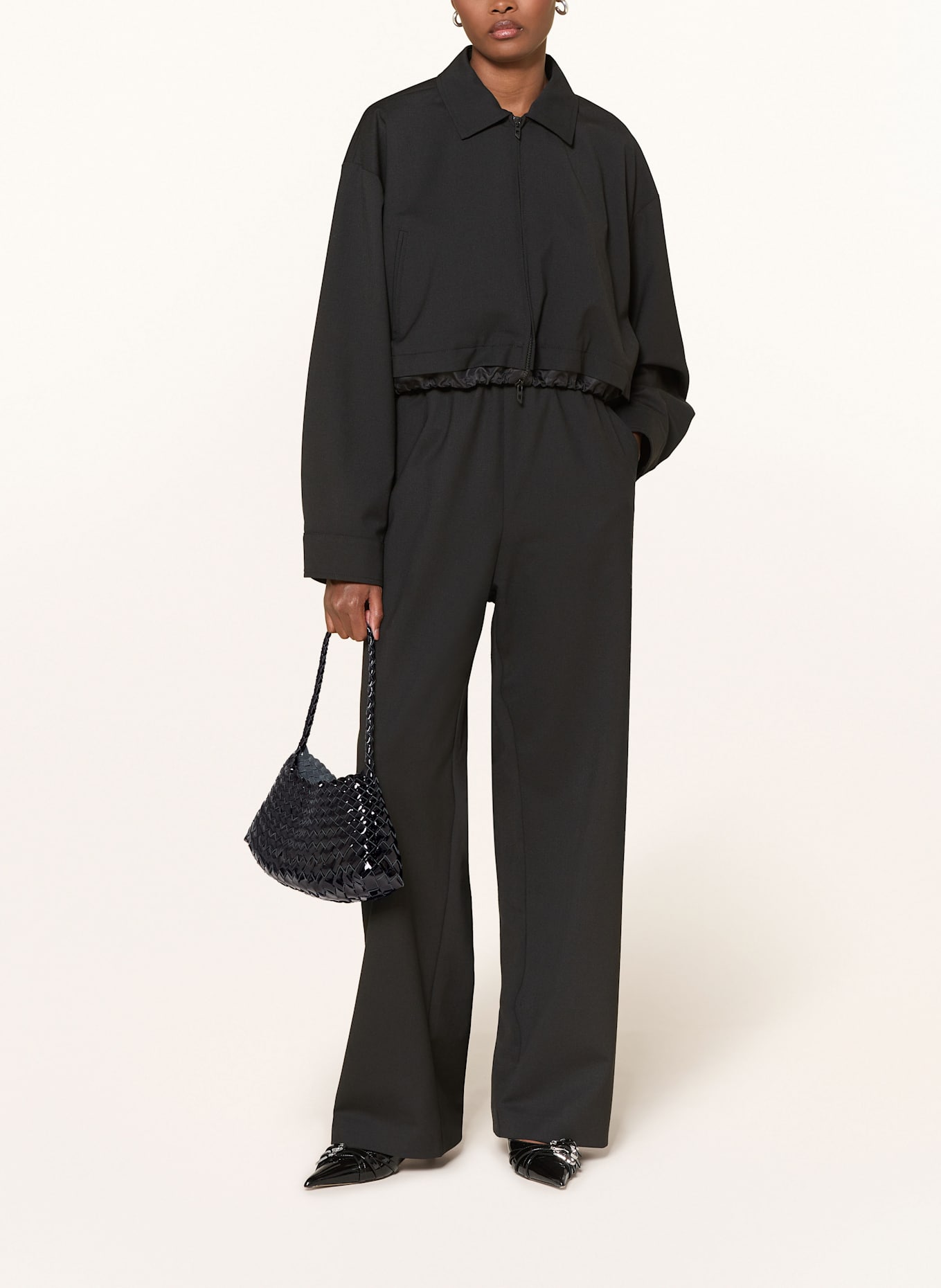 DRAGON DIFFUSION Schultertasche ROSANNA MINI: SCHWARZ