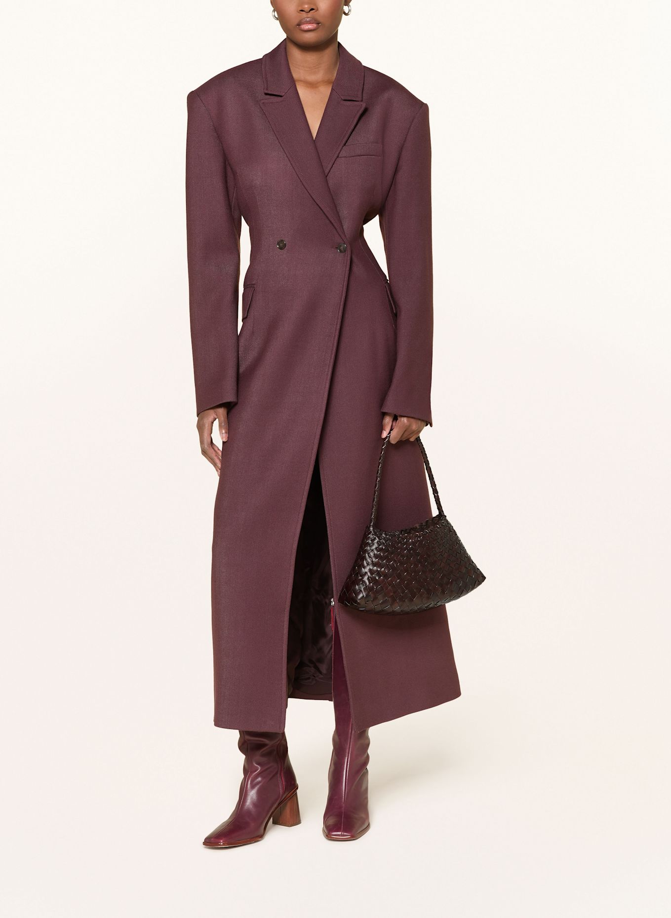 DRAGON DIFFUSION Schultertasche ROSANNA MINI: DUNKELBRAUN